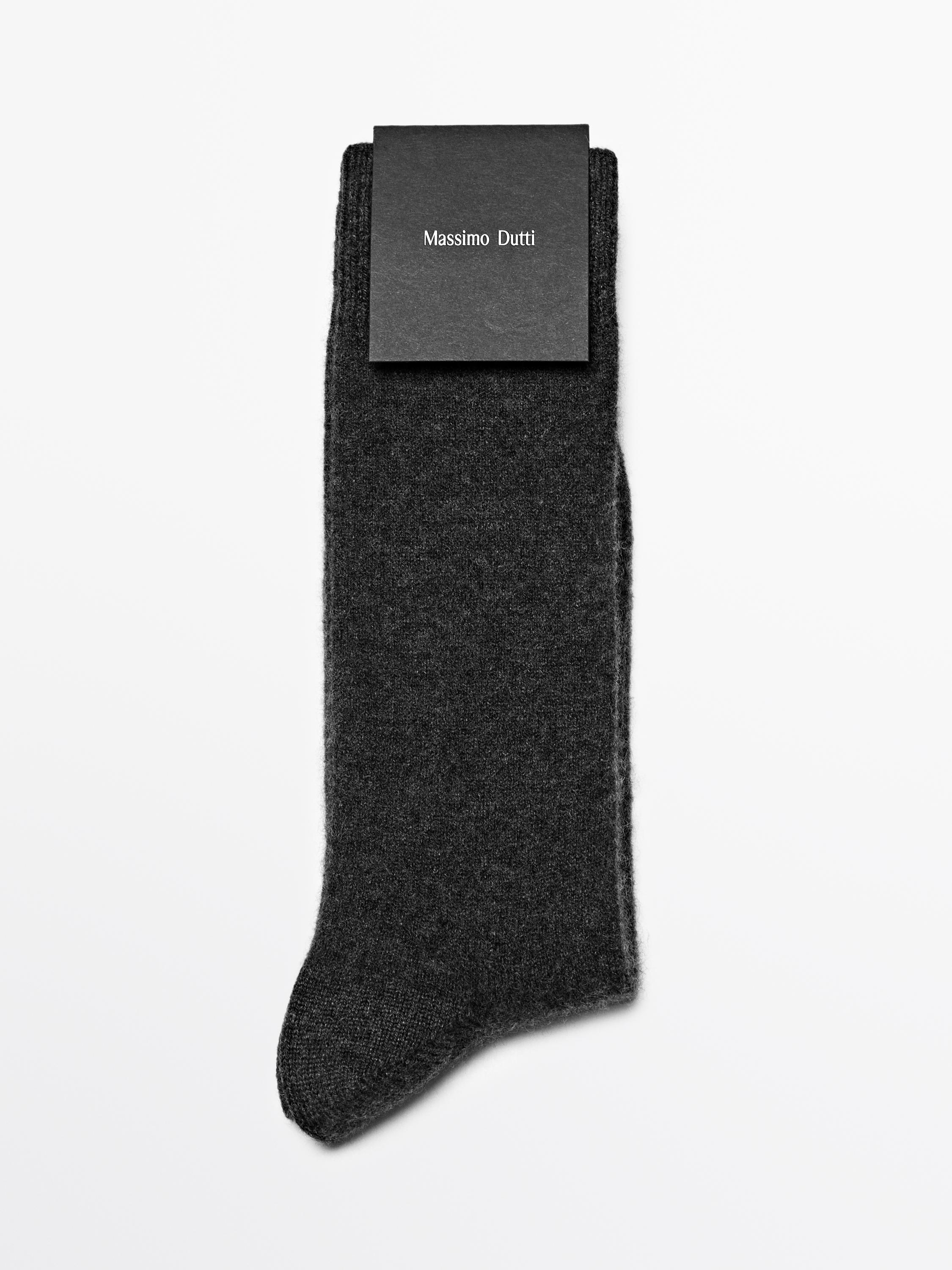Calcetines punto mezcla cashmere