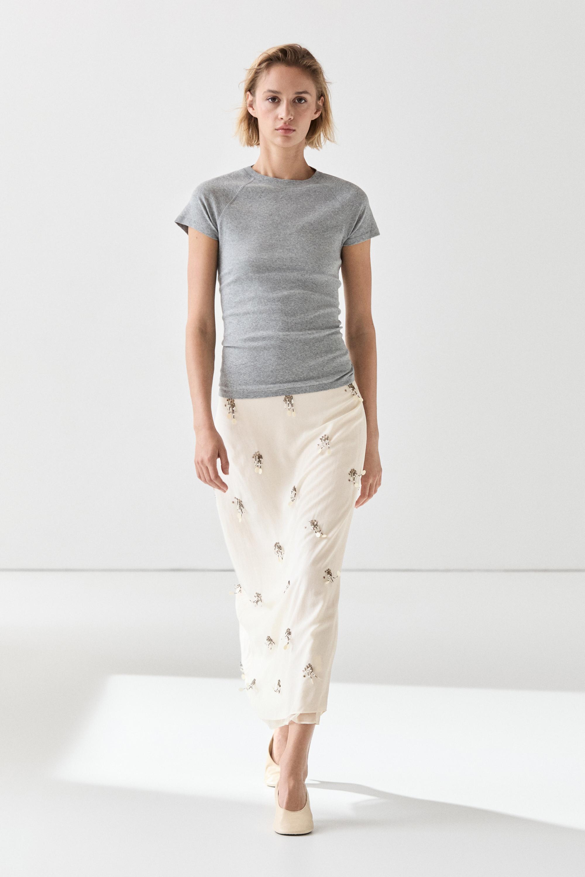 Short Sleeve Raglan T-Shirt — GREY