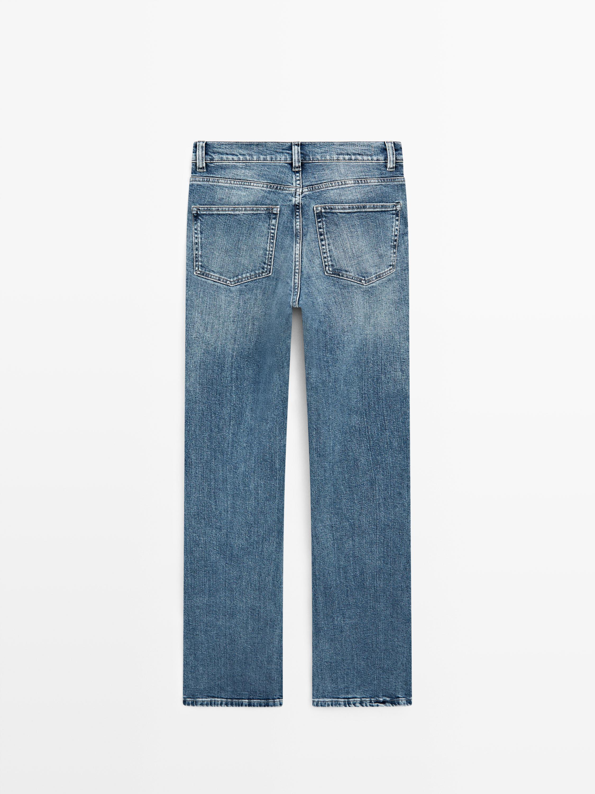 Skinny flare fit jeans — MEDIUM BLUE