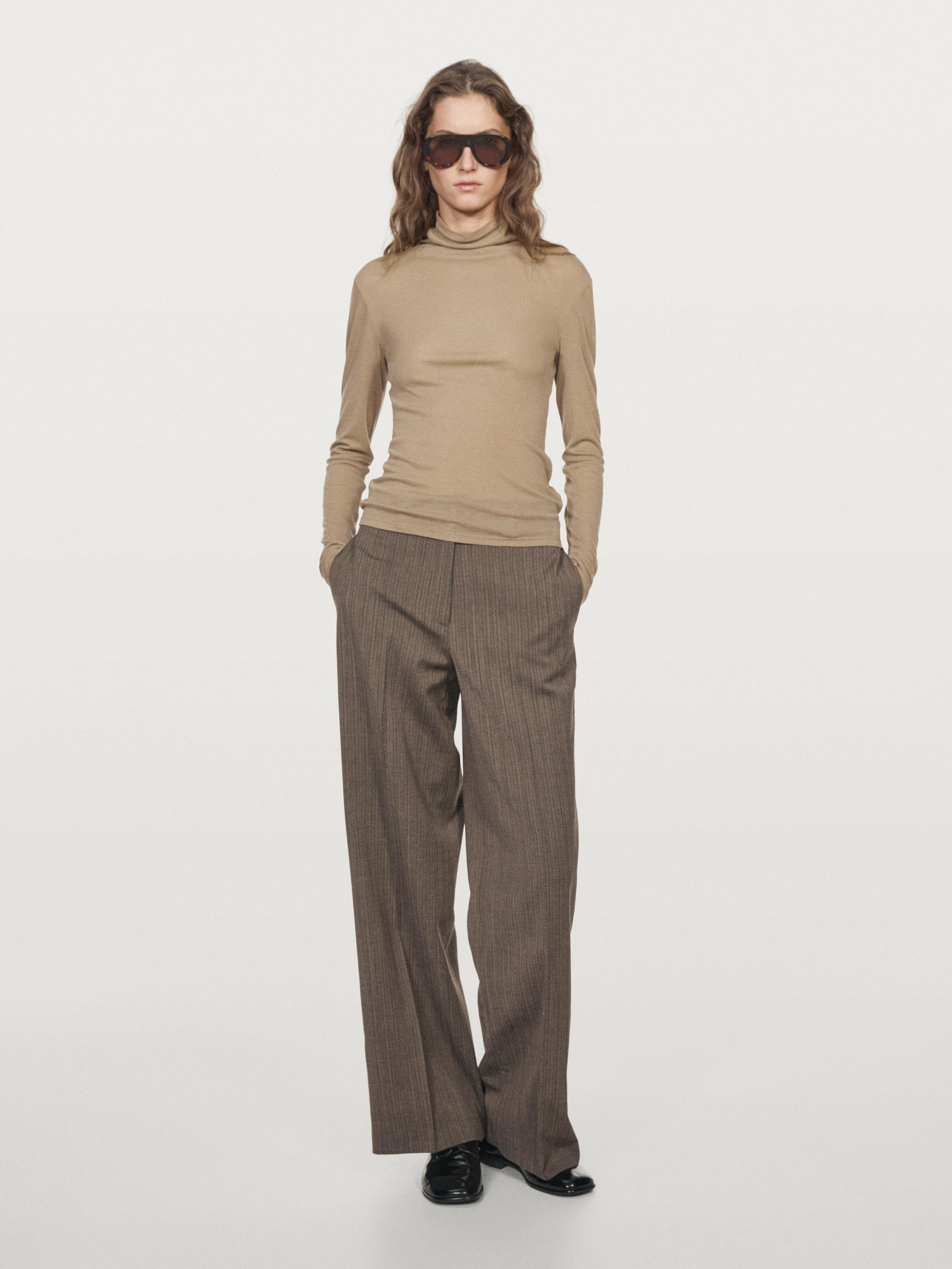 Nine:inthe:morning Pantaloni dritti in twill con stampa MOLLY main image 1