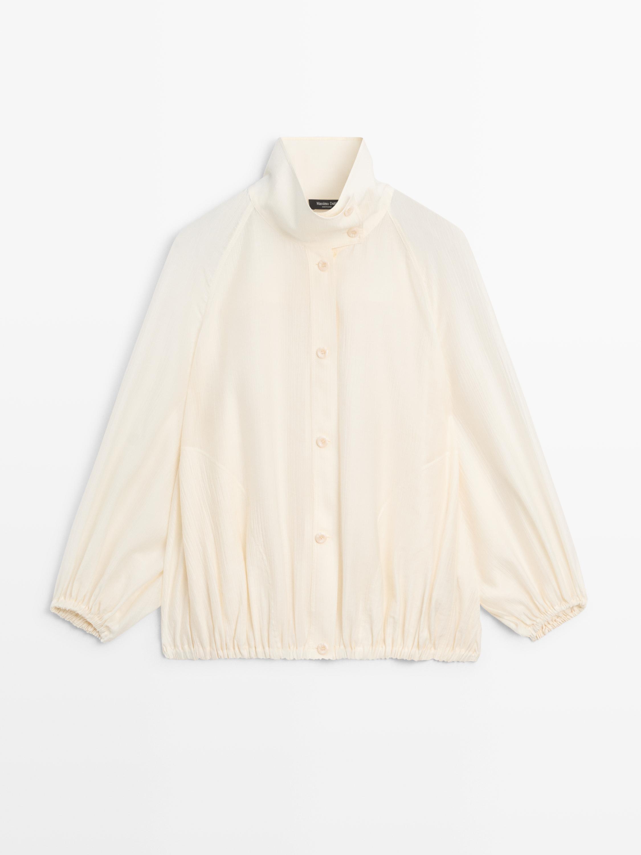 Veste bomber transparente