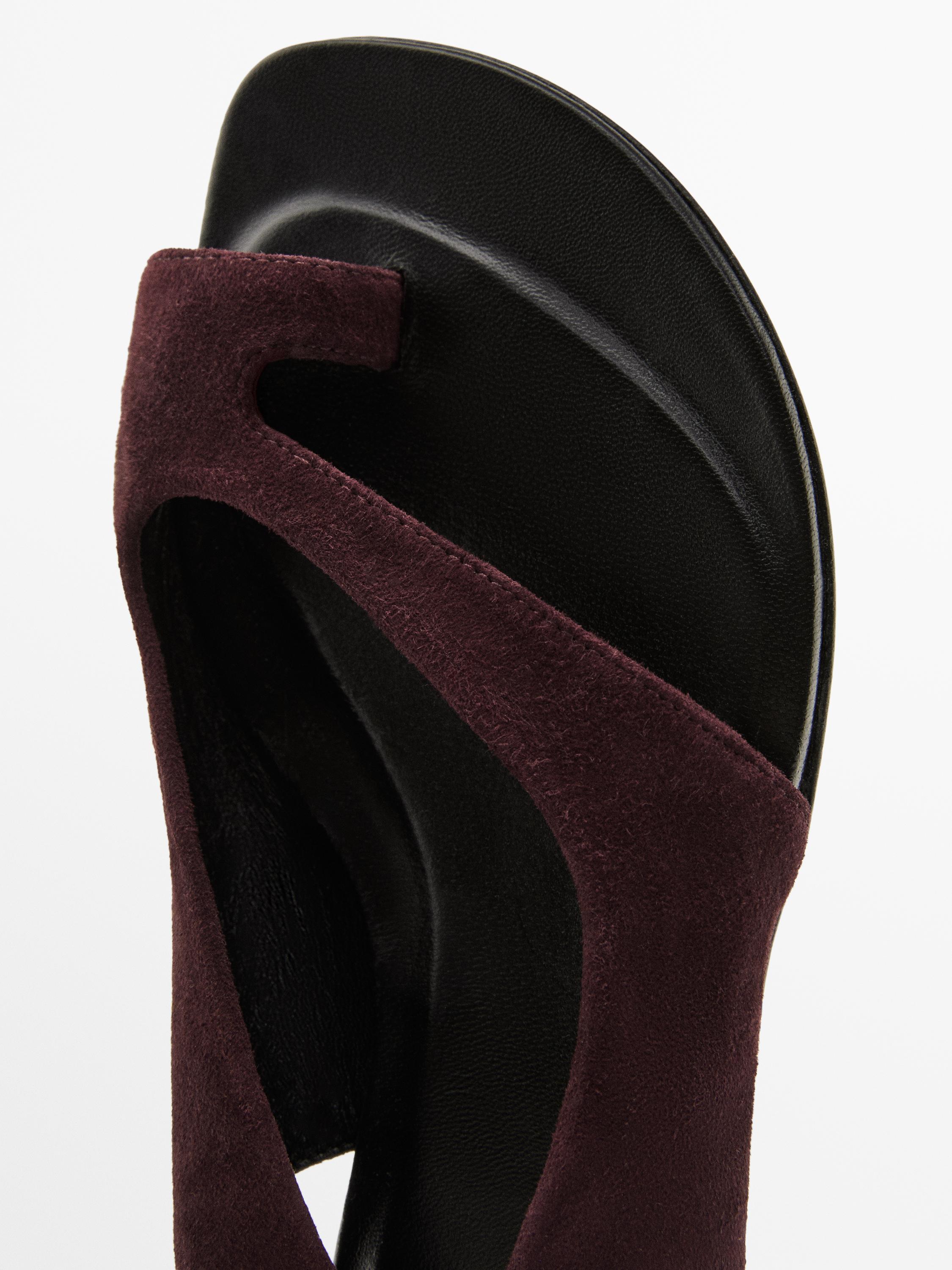 Sandales plates entre-doigts - STUDIO