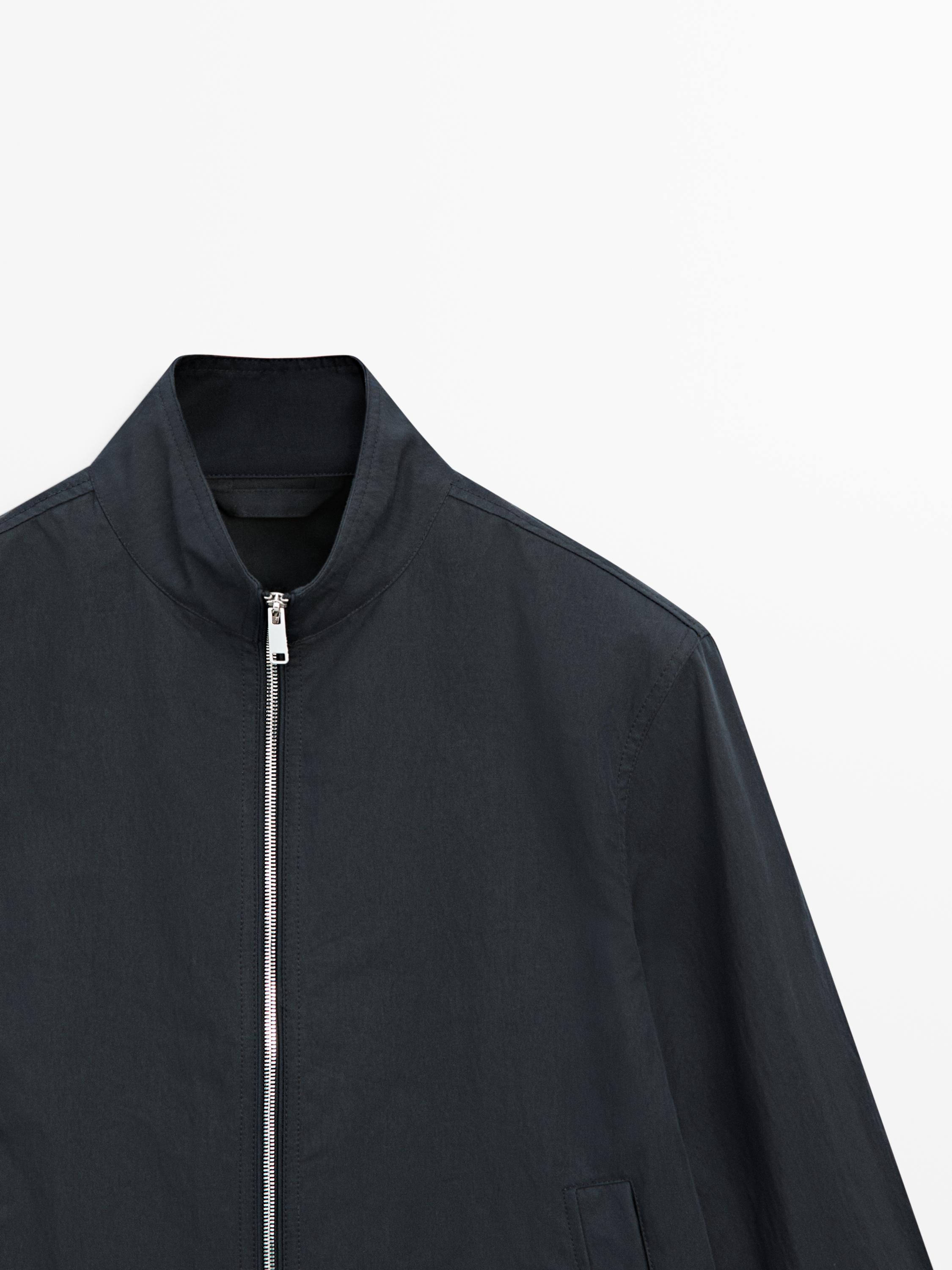 Short jacket with pocket details — NAVY BLUE
