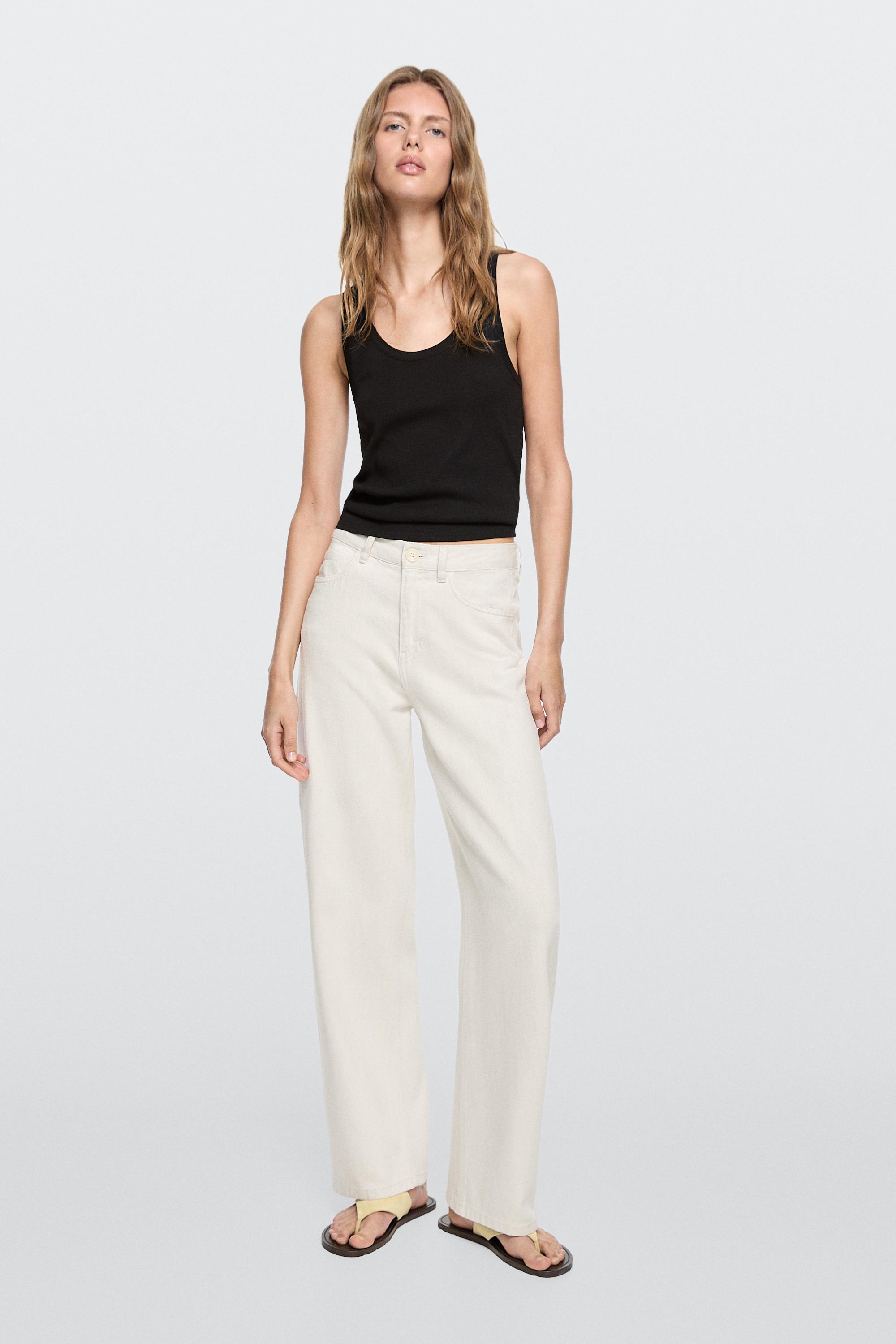 High-waist barrel fit jeans — CREAM