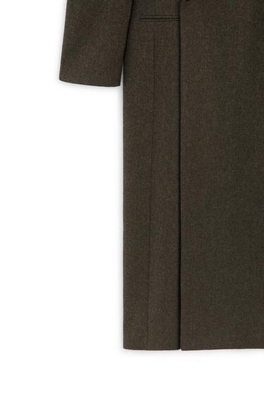Oversize double-breasted long coat - LIMITED EDITION — OLIVE 8