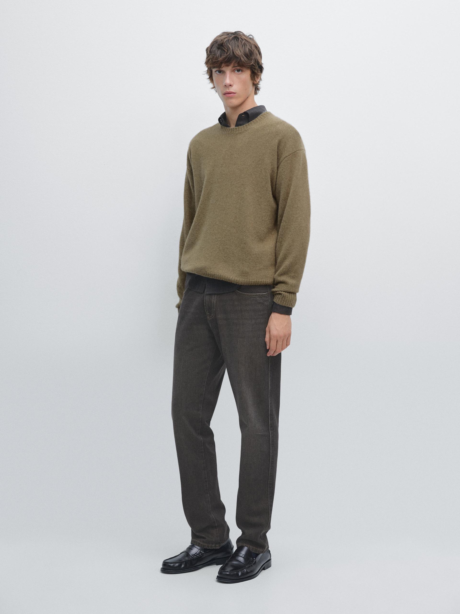 Jeans Tapered Fit - Grigio Marengo - 32 (It 48) - Massimo Dutti - Maschile