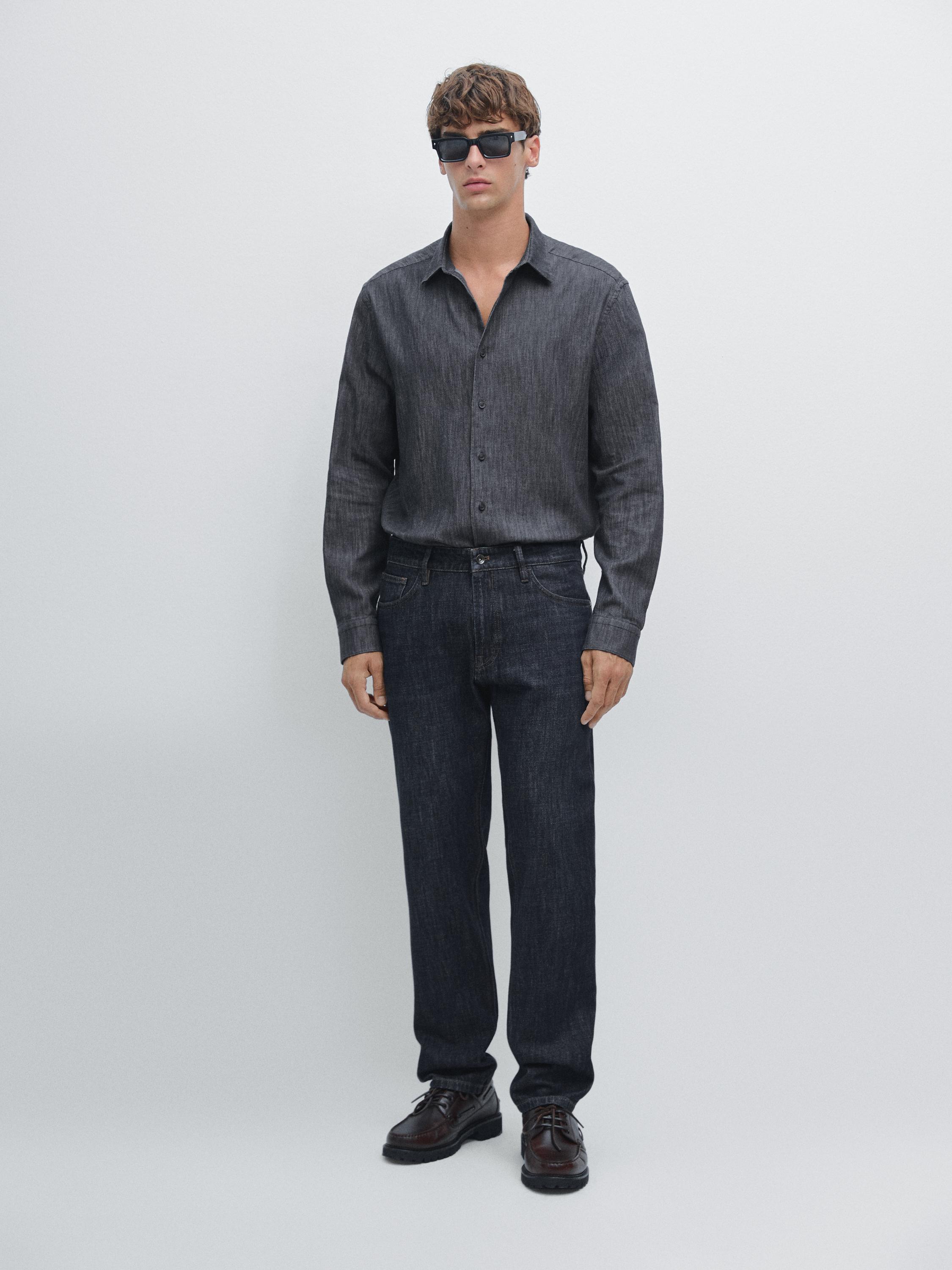 Tapered fit jeans