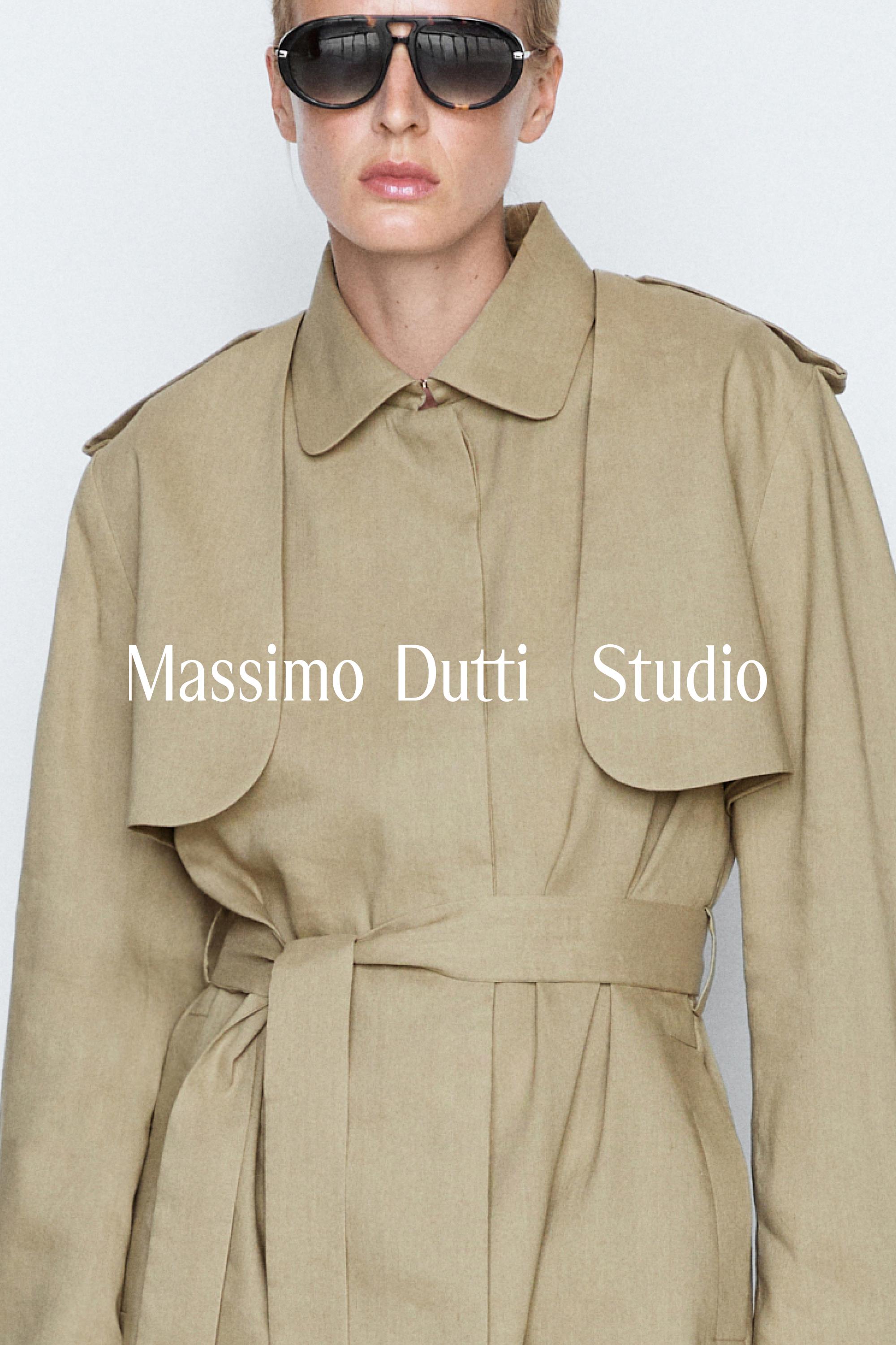 Trench corto in lino - STUDIO