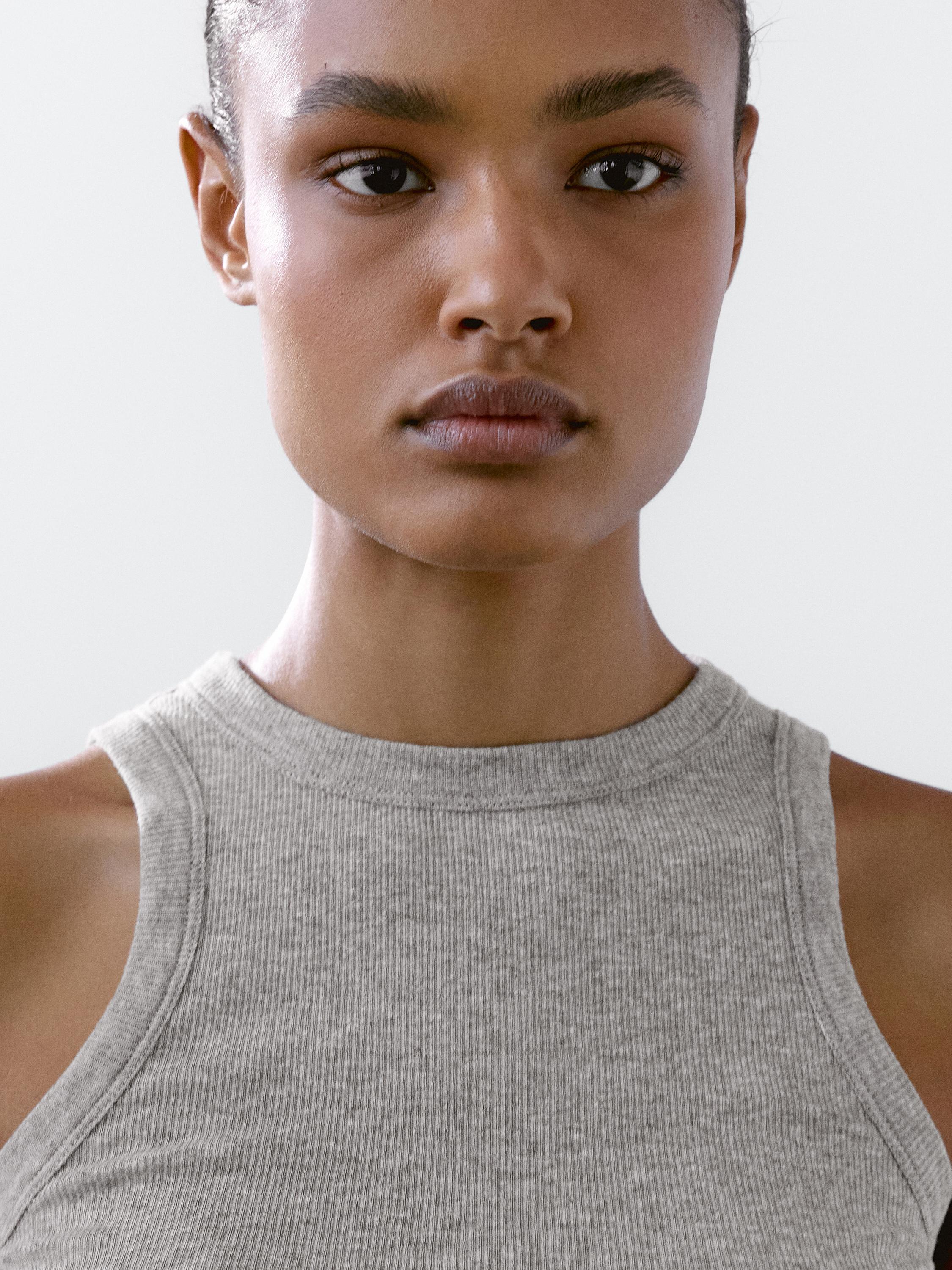 100% cotton halter top