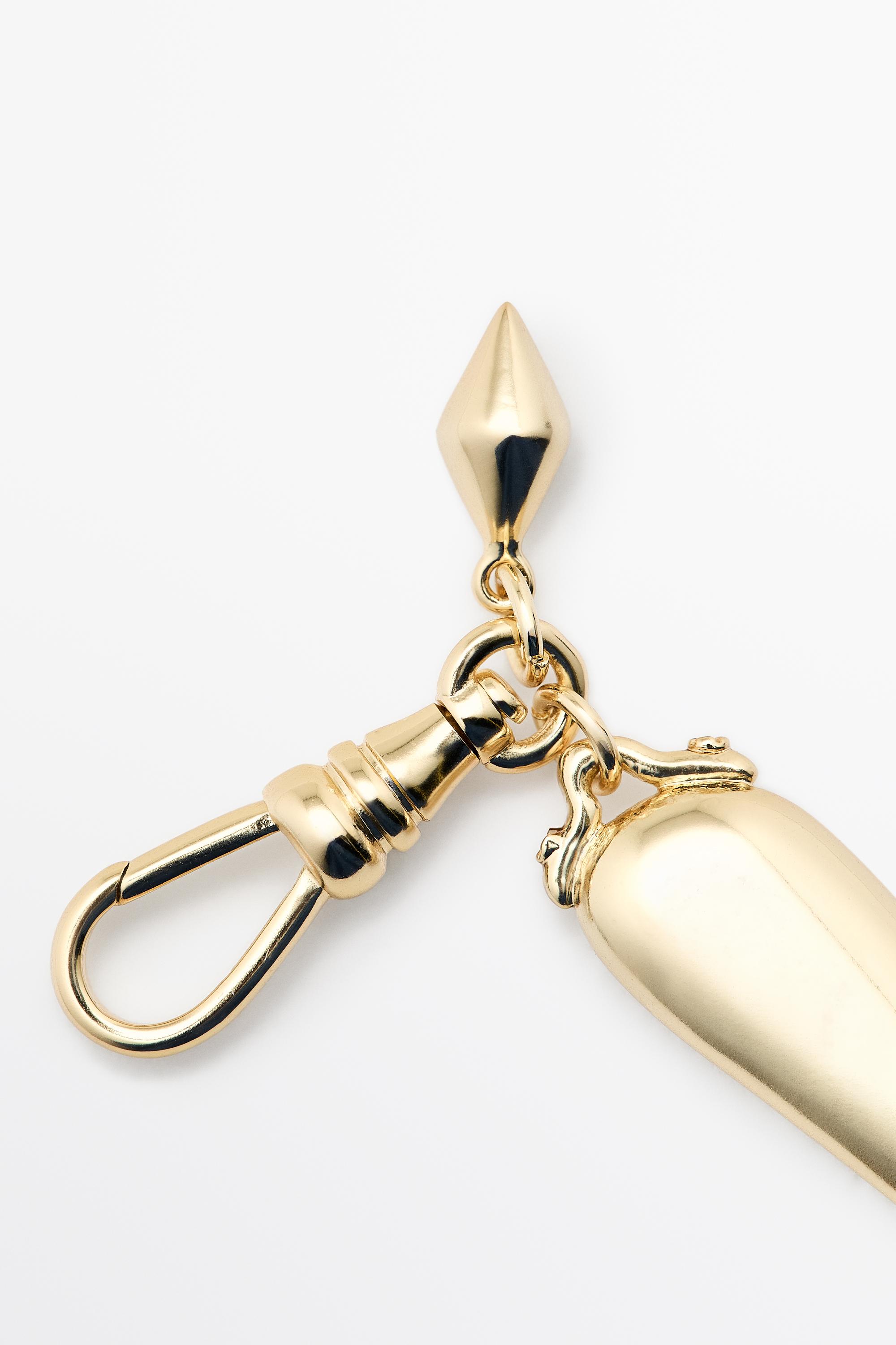 Elongated charm pendant — GOLDEN