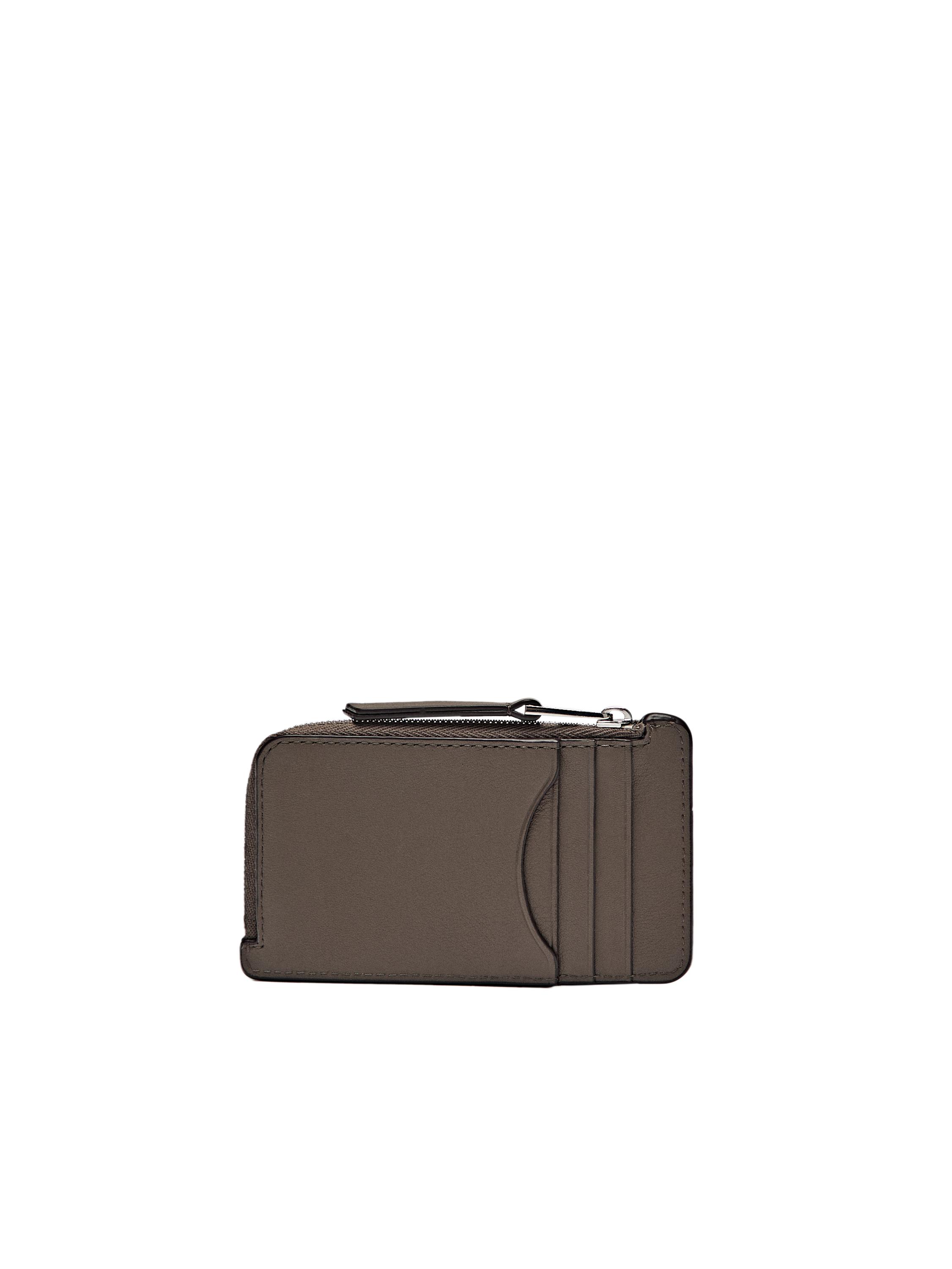 【604service】HARD TO GET LEATHER THONG CARD HOLDER HARD TO GET LEATHER THONG CARD HOLDER IN WHITE : 604SERVICE