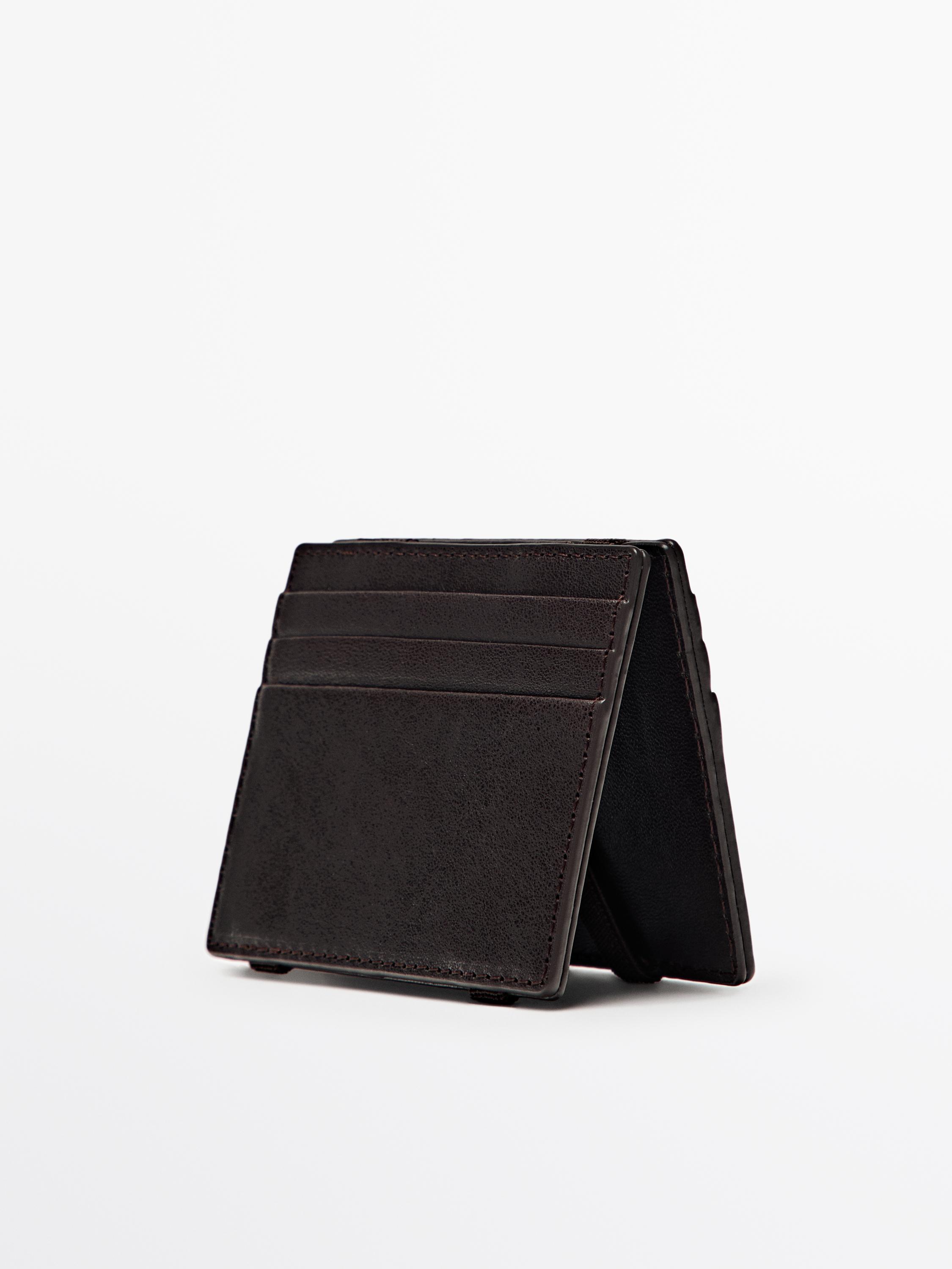 Nappa leather "magic" wallet