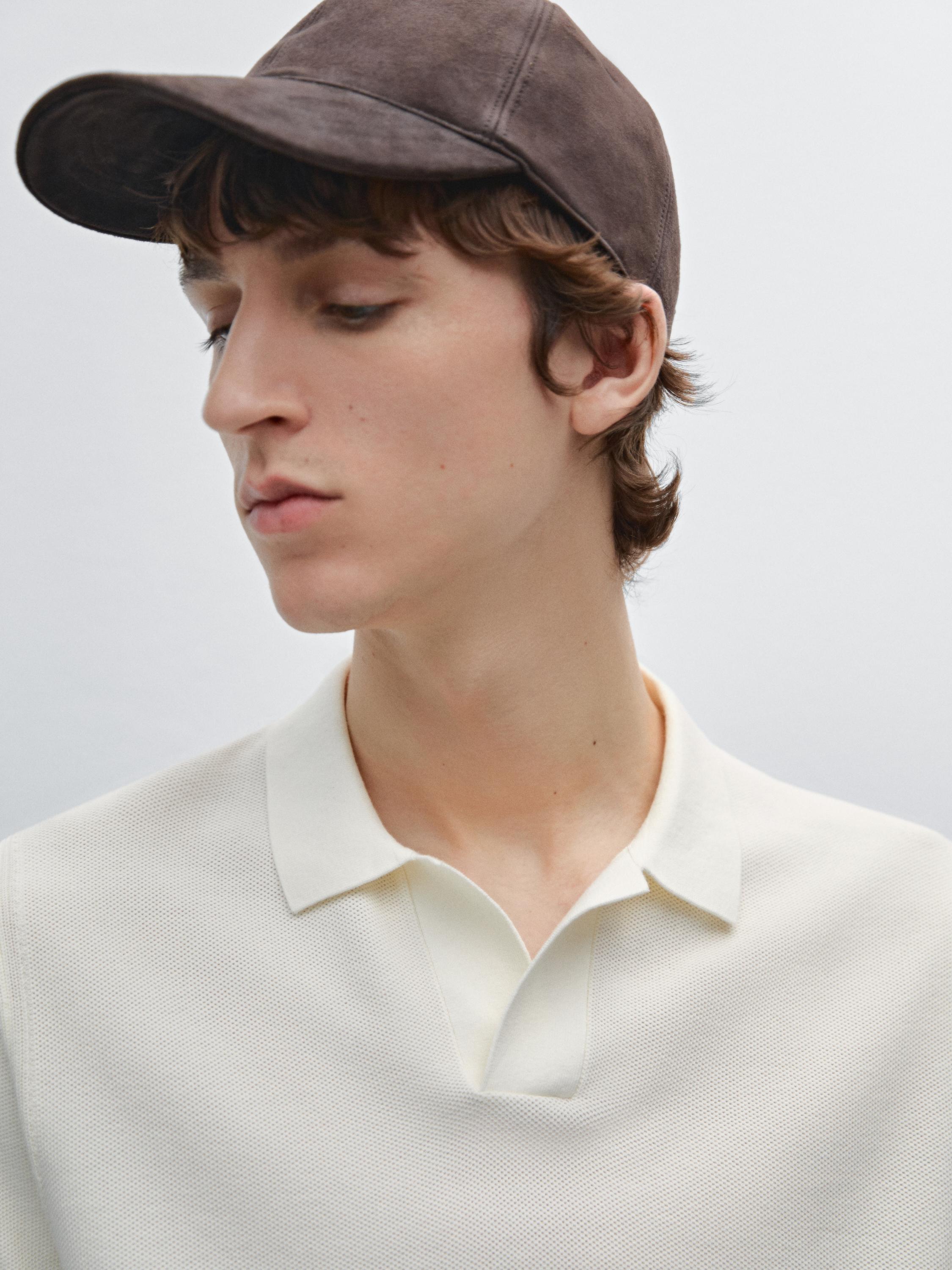 Jersey punto cuello polo 100% algodón