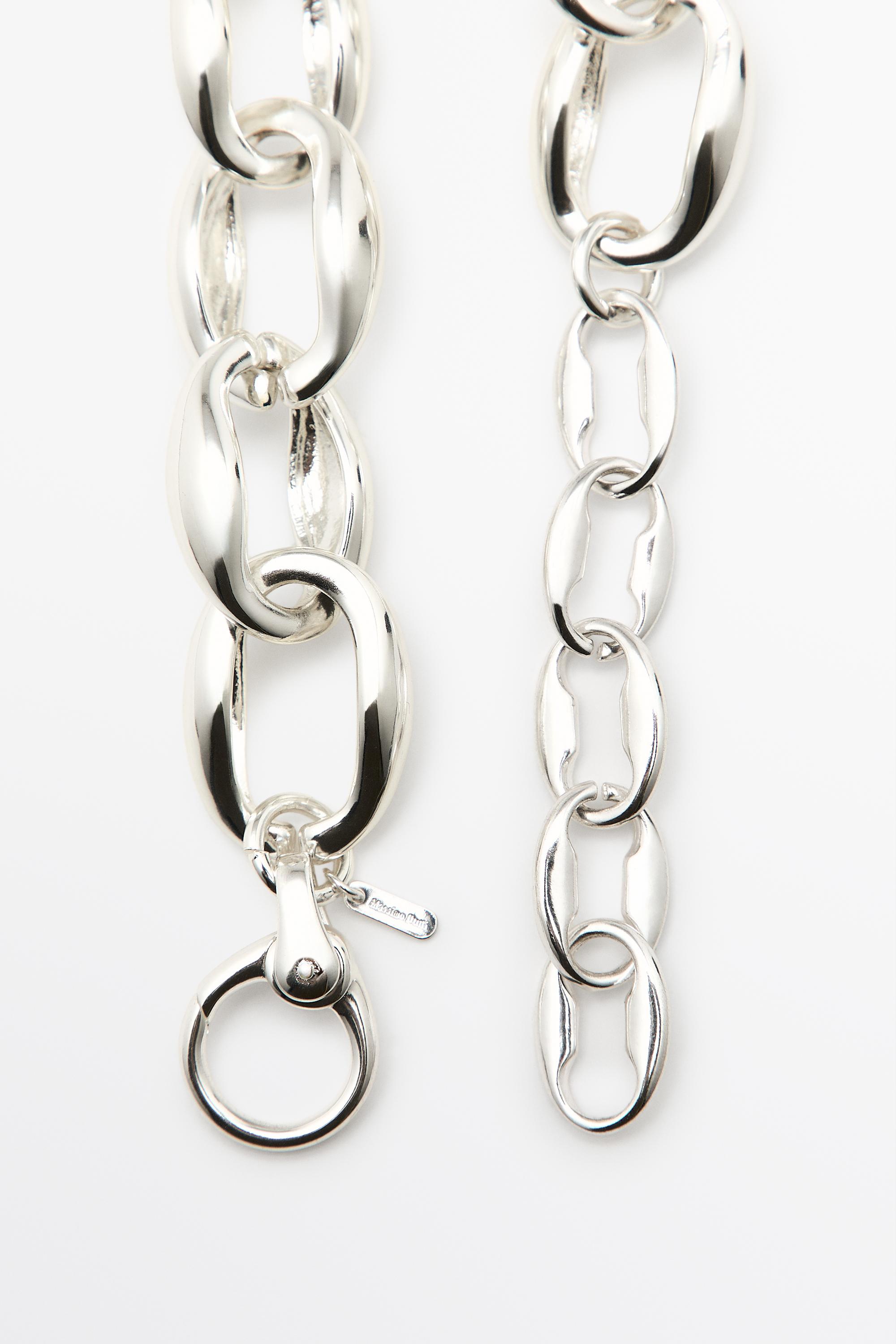 Chunky chain necklace — SILVER