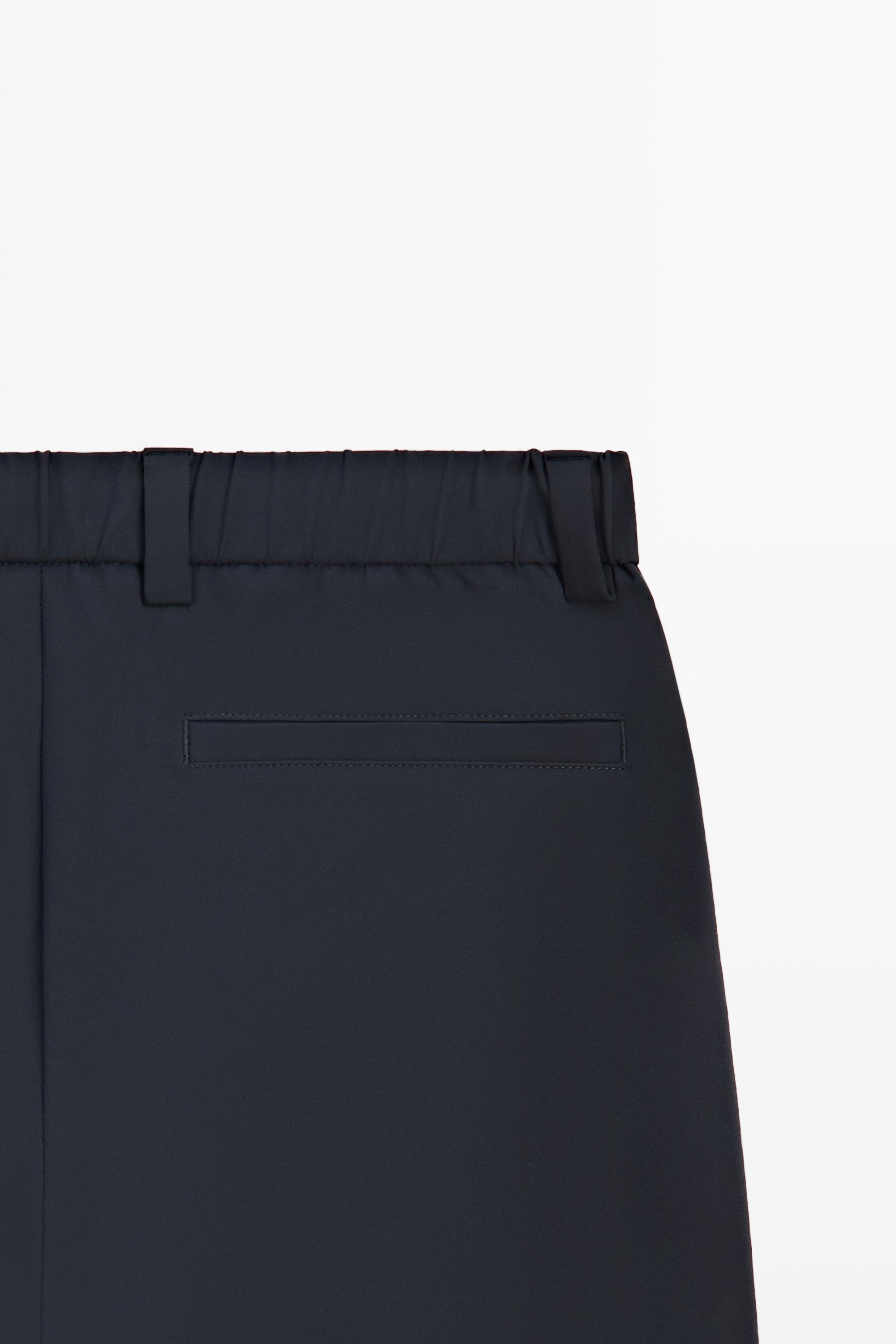 Regular-fit technical pants — NAVY BLUE