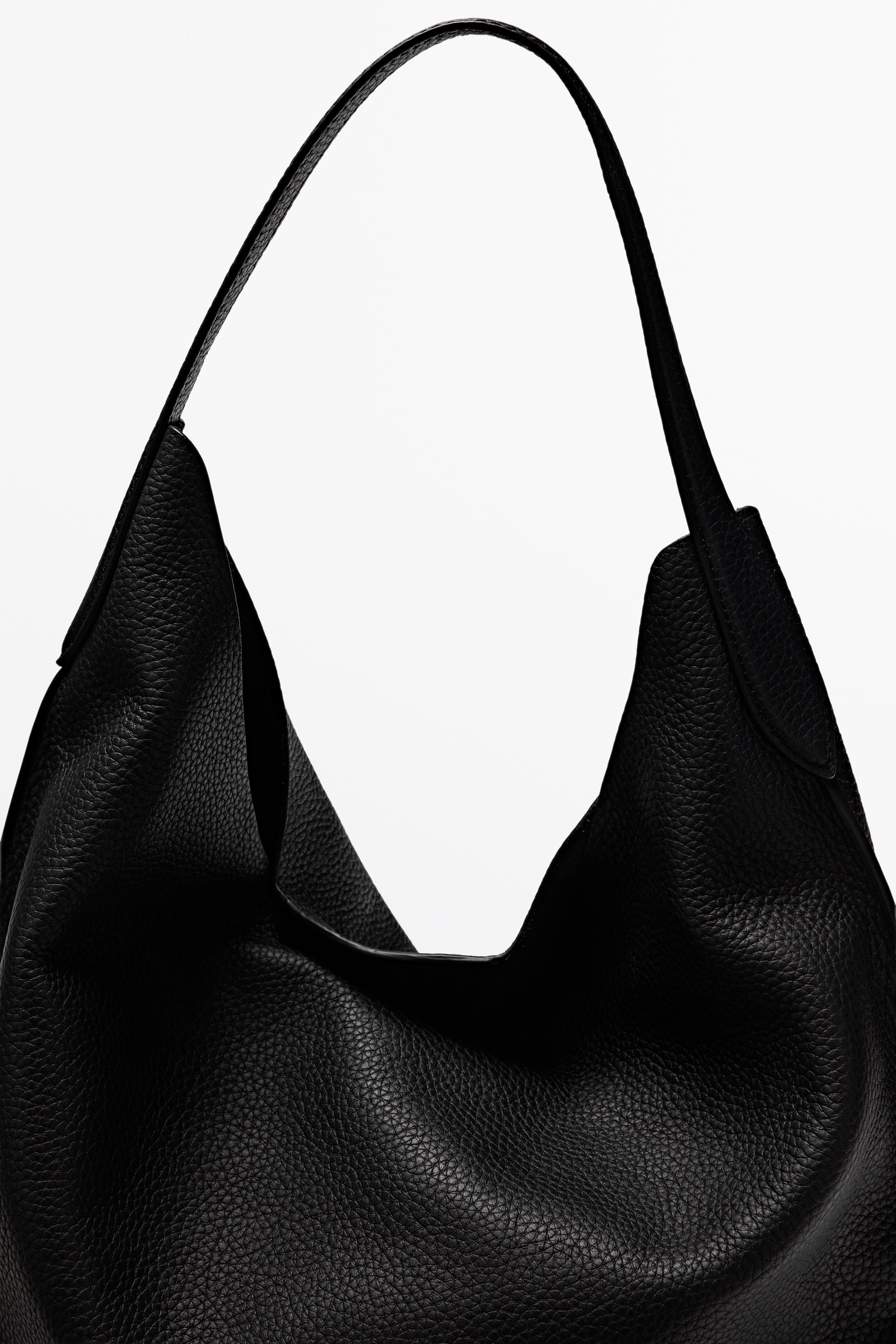 Bolso medium de hombro piel napa
