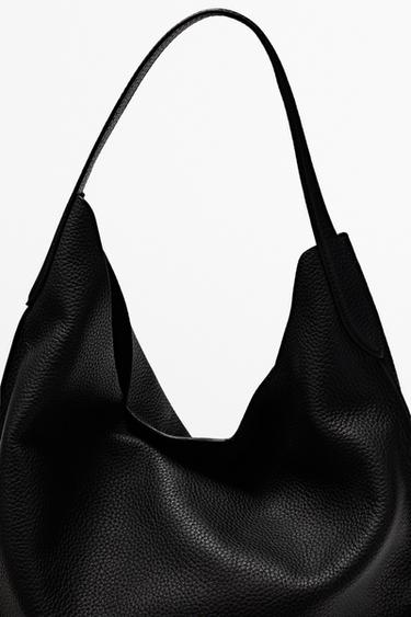 Medium nappa leather shoulder bag — BLACK 6
