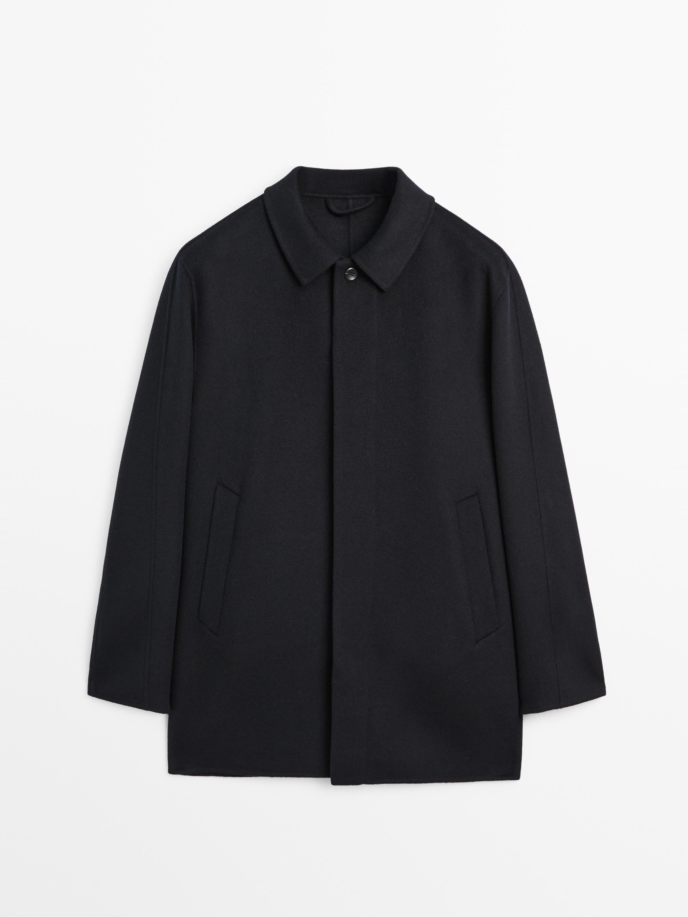 Wool blend coat