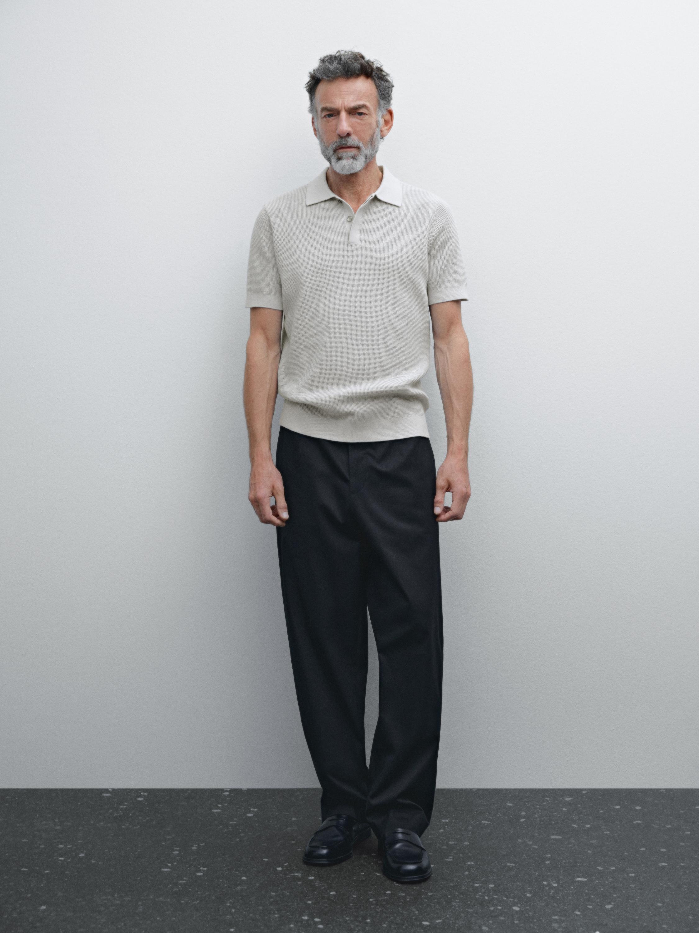 100% cotton short sleeve polo shirt