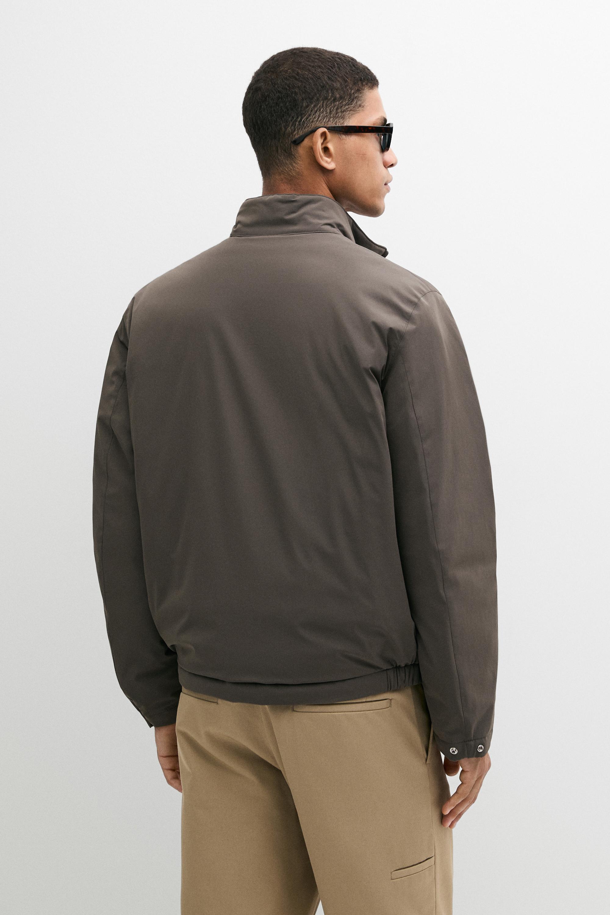 Lightweight quilted bomber jacket — KHAKI