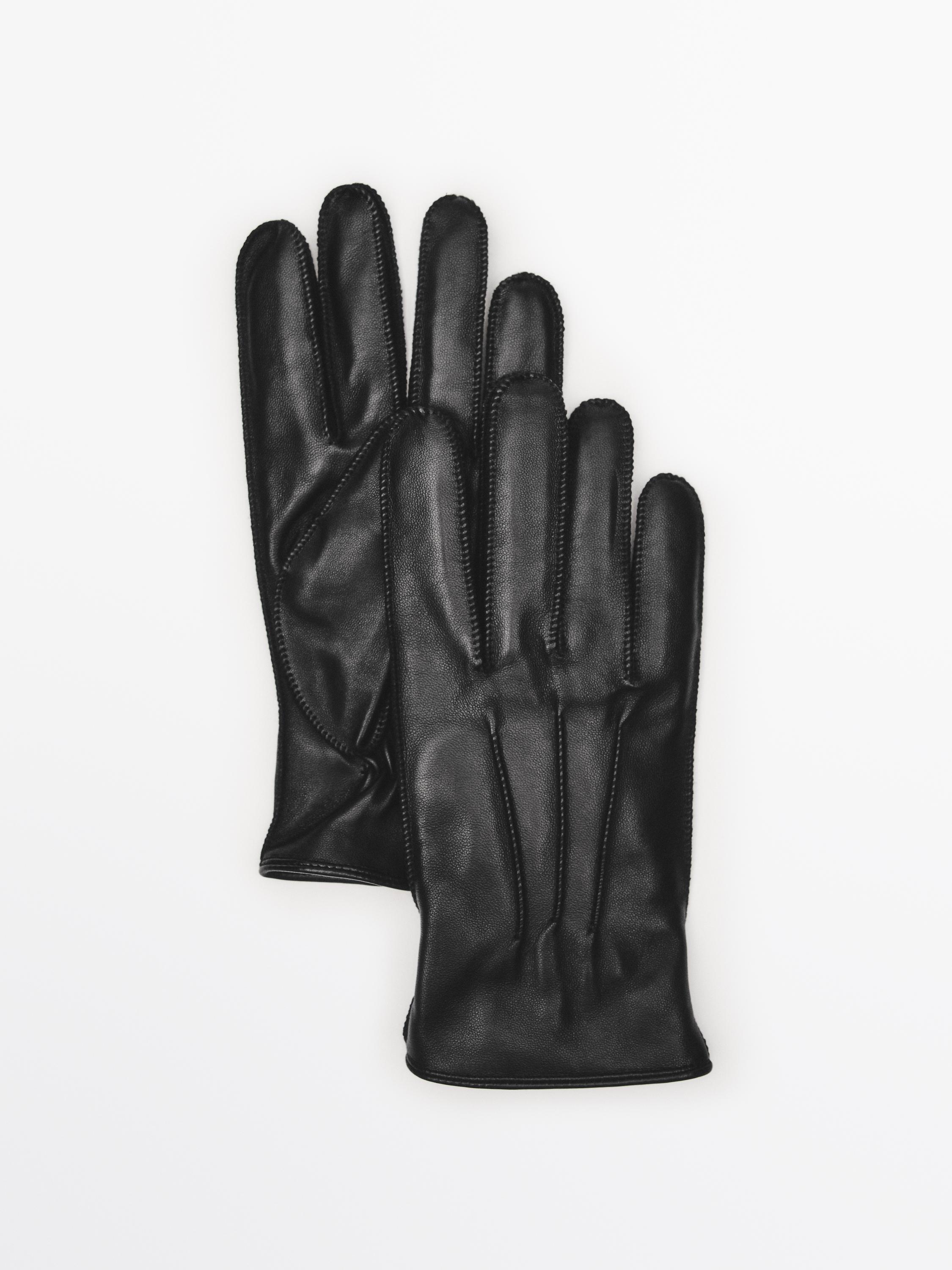 Gants en cuir finition nappa