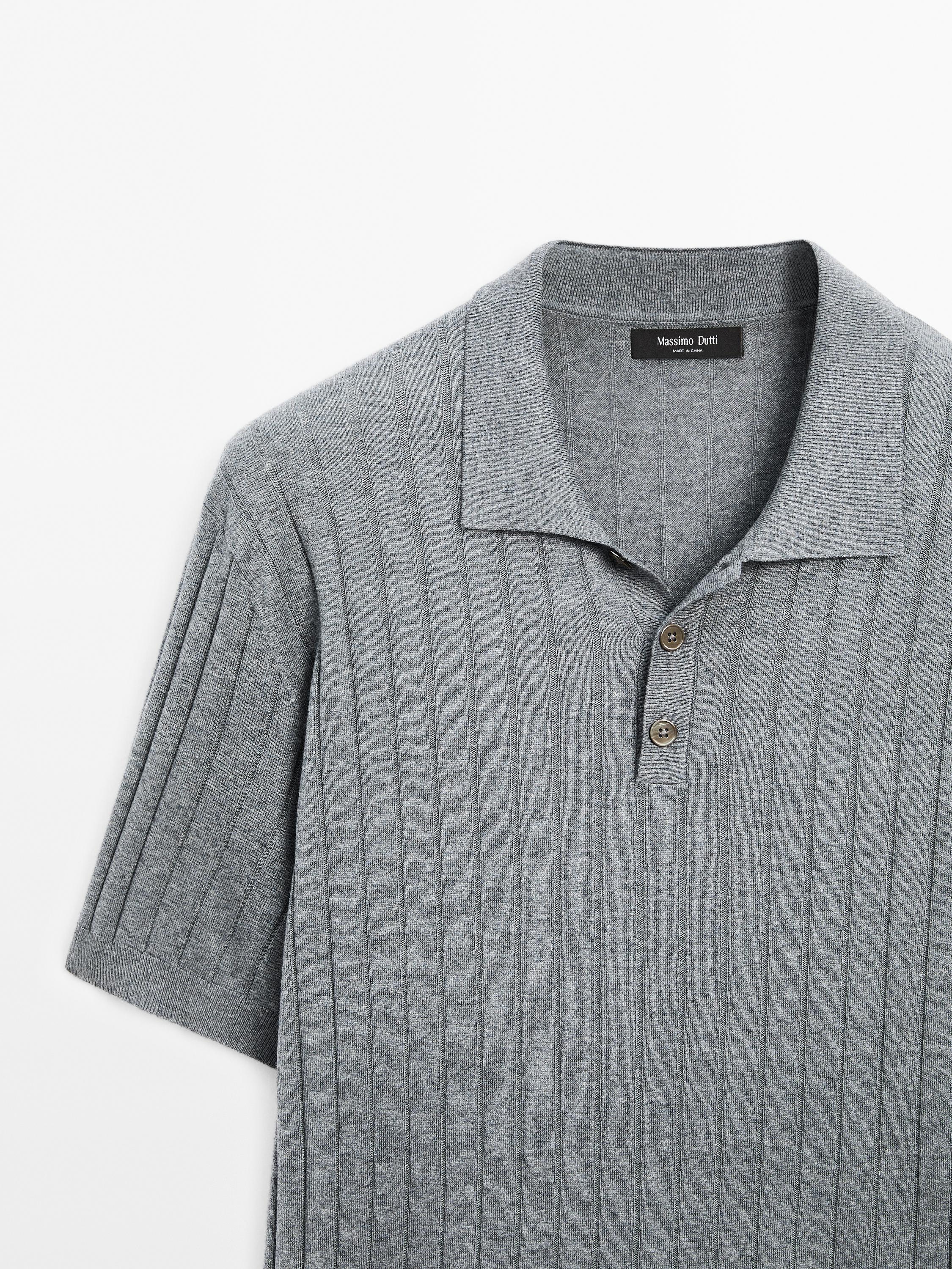 Polo de punto canalé