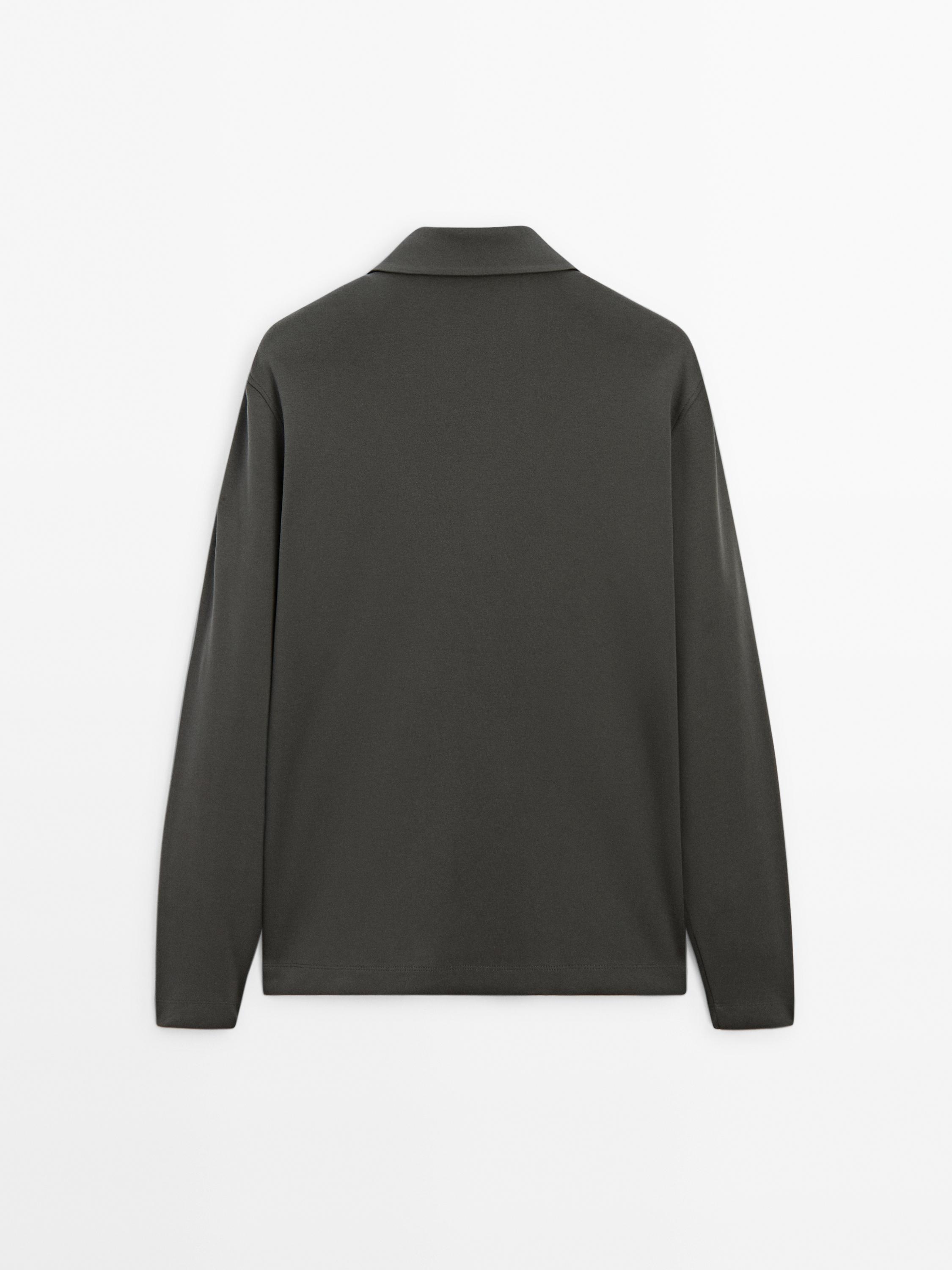Pull en maille à col camionneur