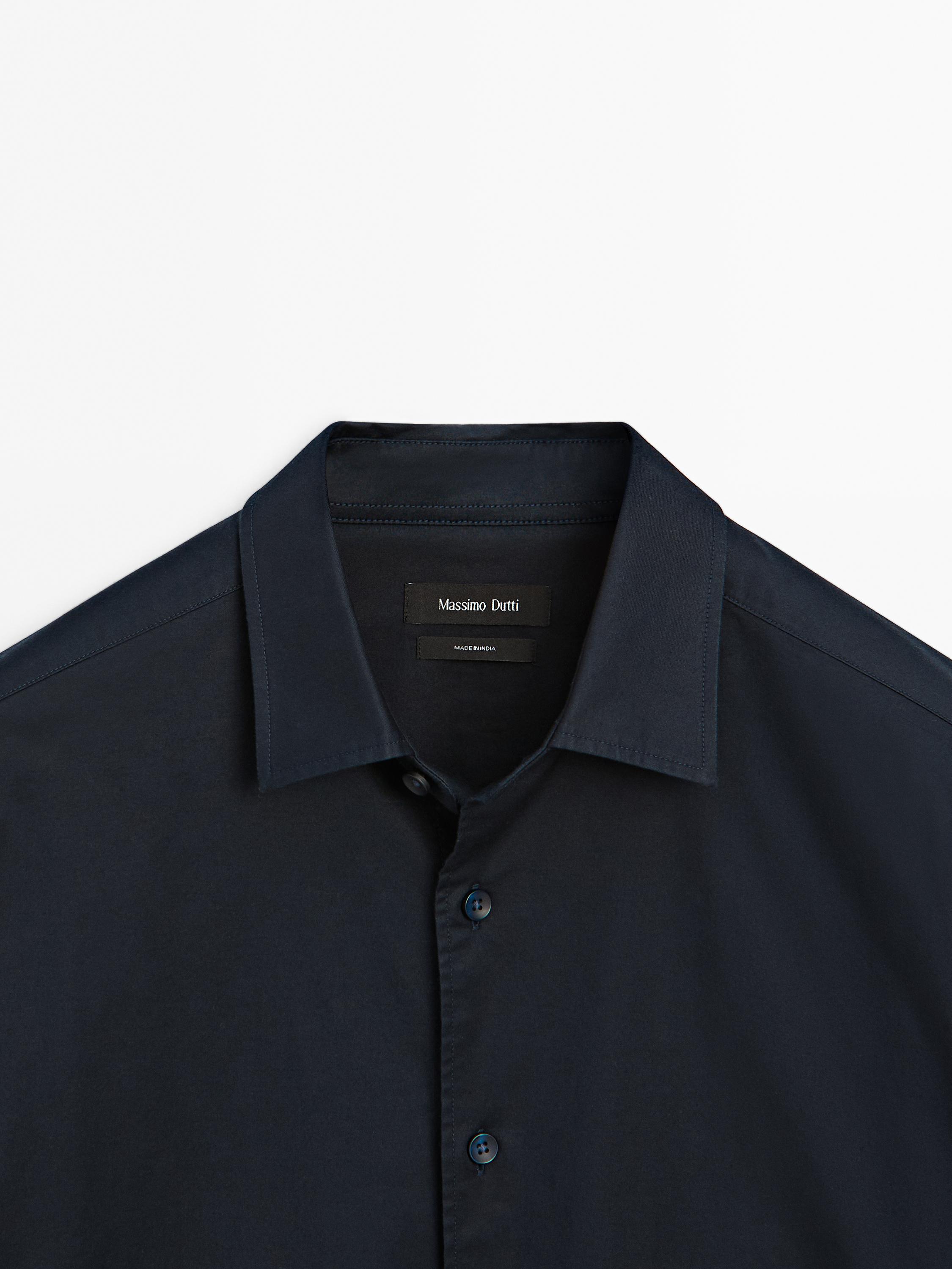 Camisa regular fit strech