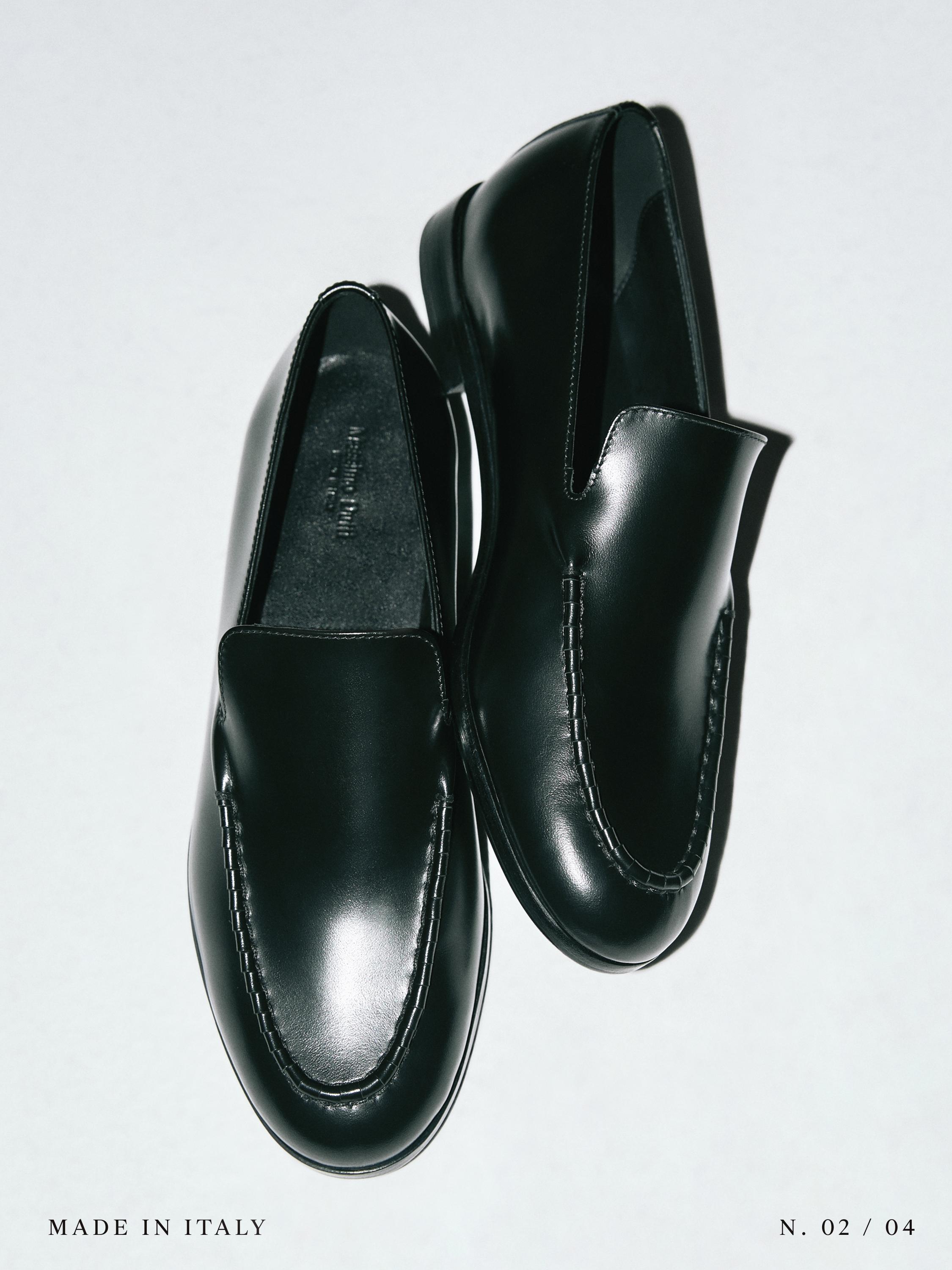 Leder-Mokassin - Made in Italy