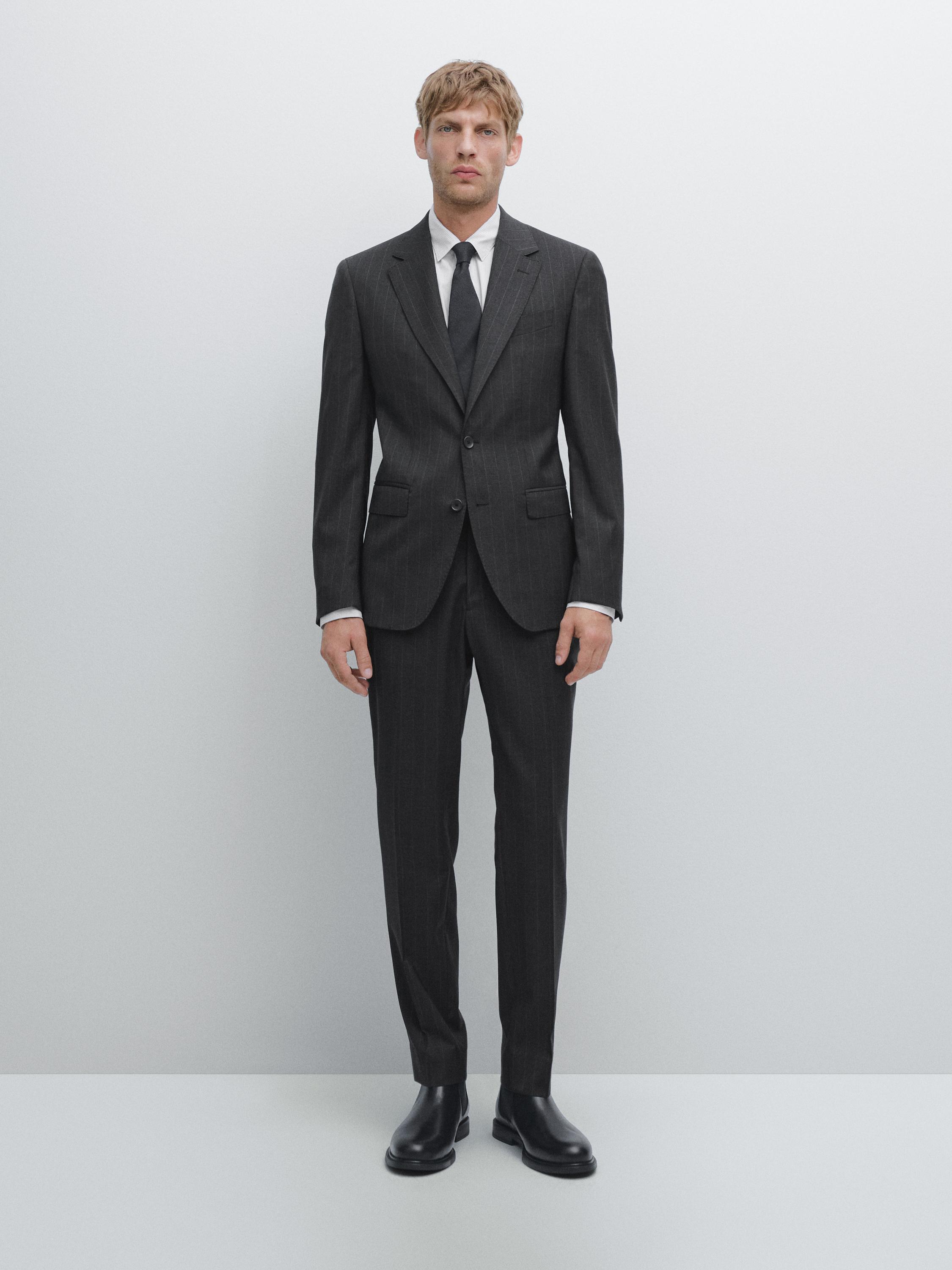 American pinstripe suit