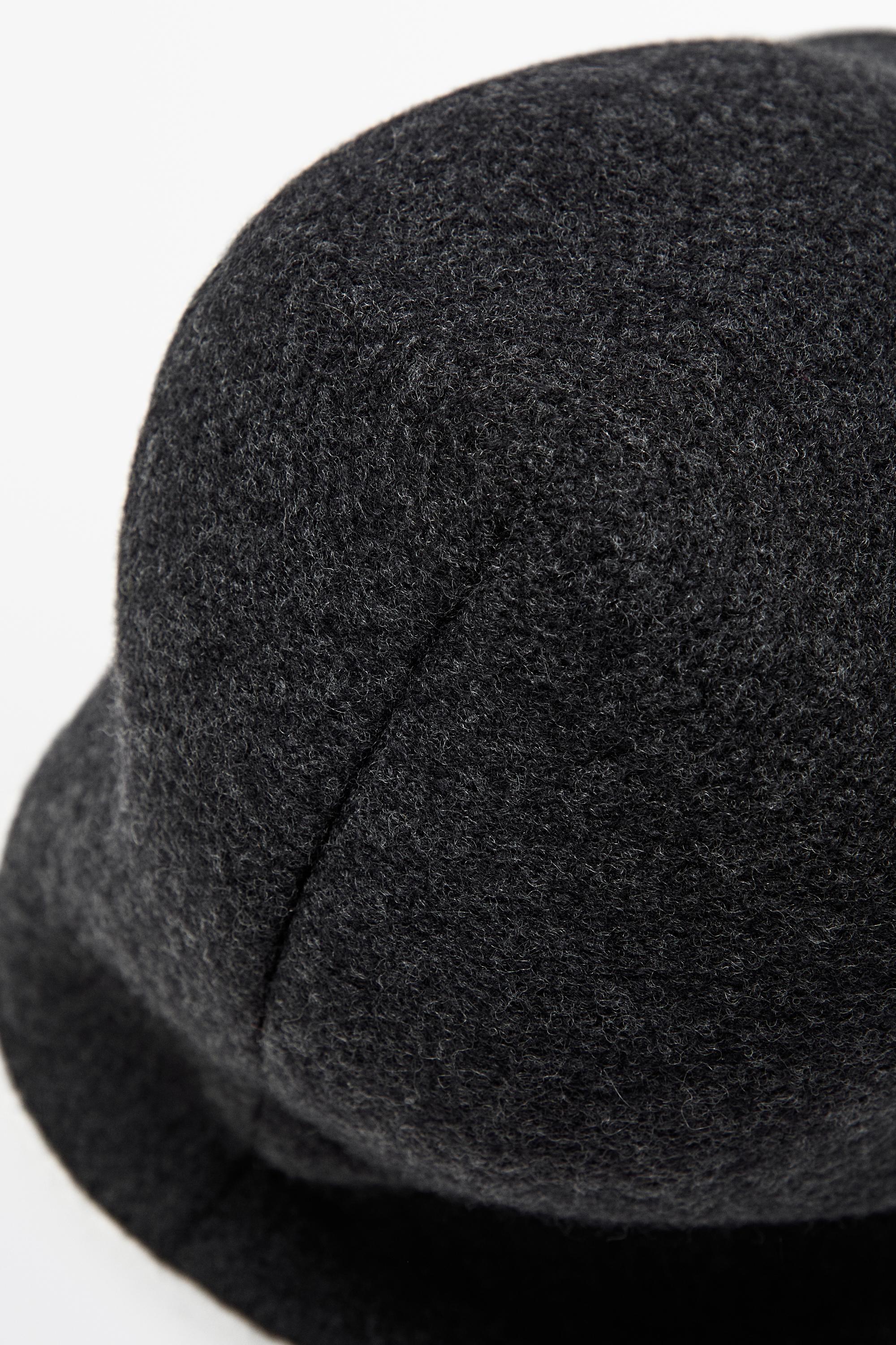 Knit bucket hat — ANTHRACITE GREY