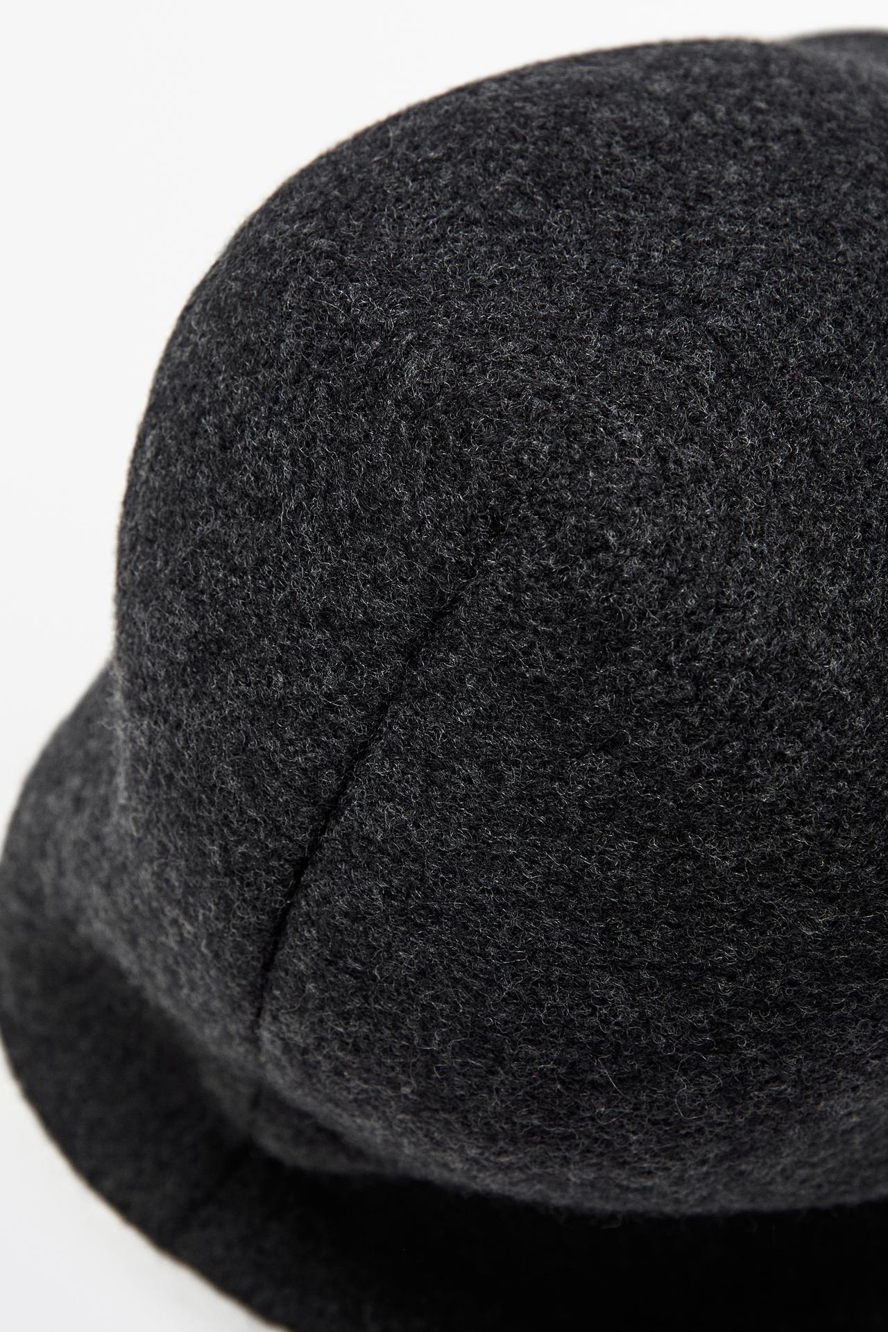 Knit bucket hat — ANTHRACITE GREY