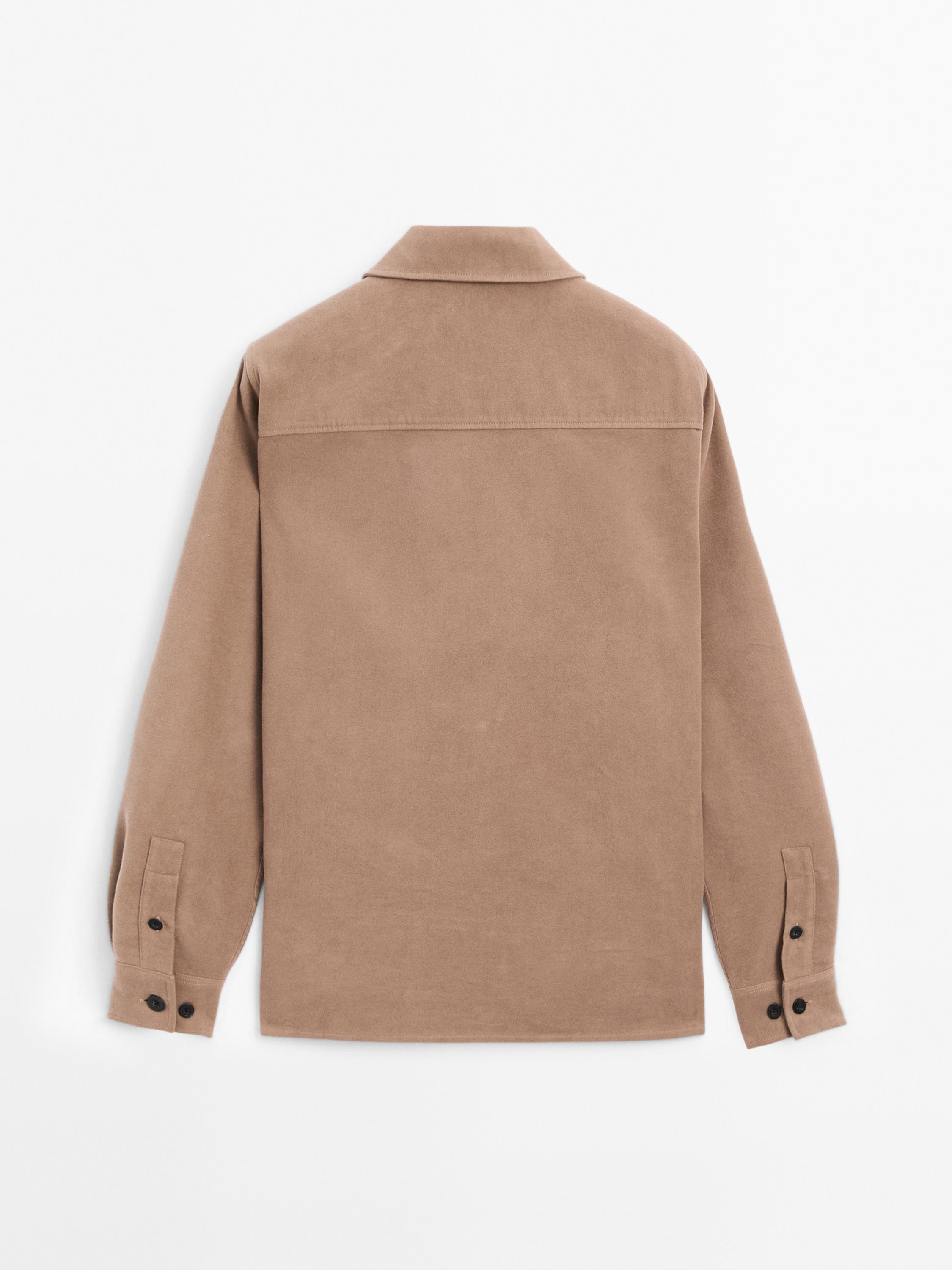 Hemdjacke aus 100 % Baumwolle