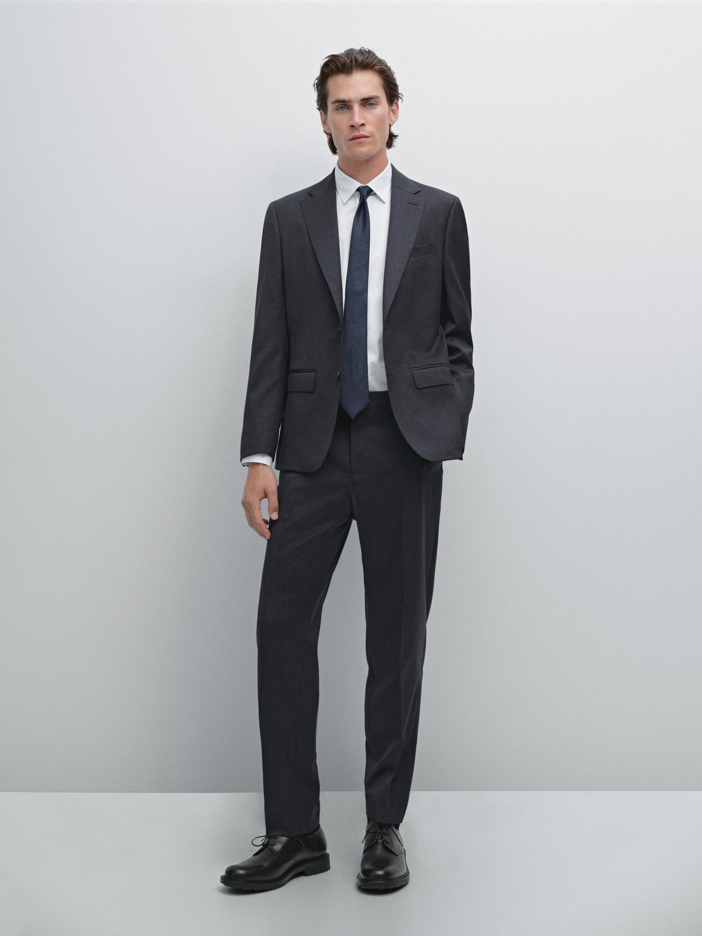 100% wool suit blazer
