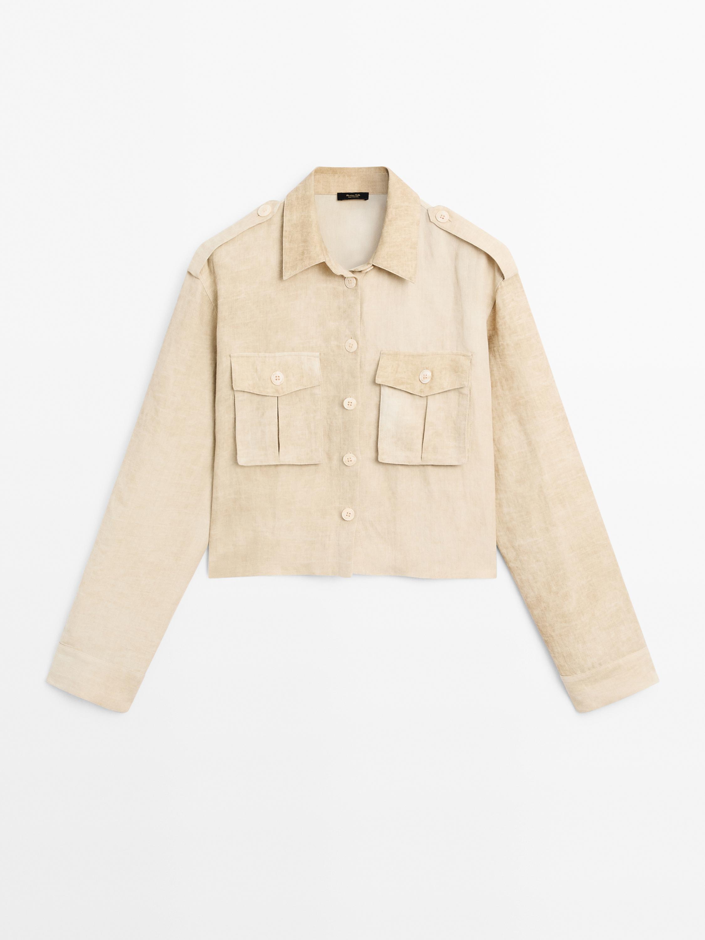 Short shirt with pocket details