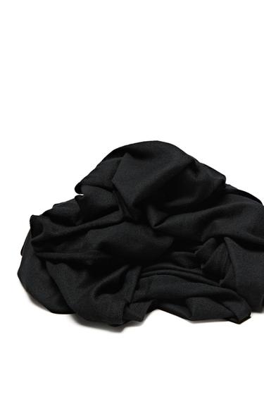 Fine 100% Cashmere Scarf - LIMITED EDITION — BLACK 8