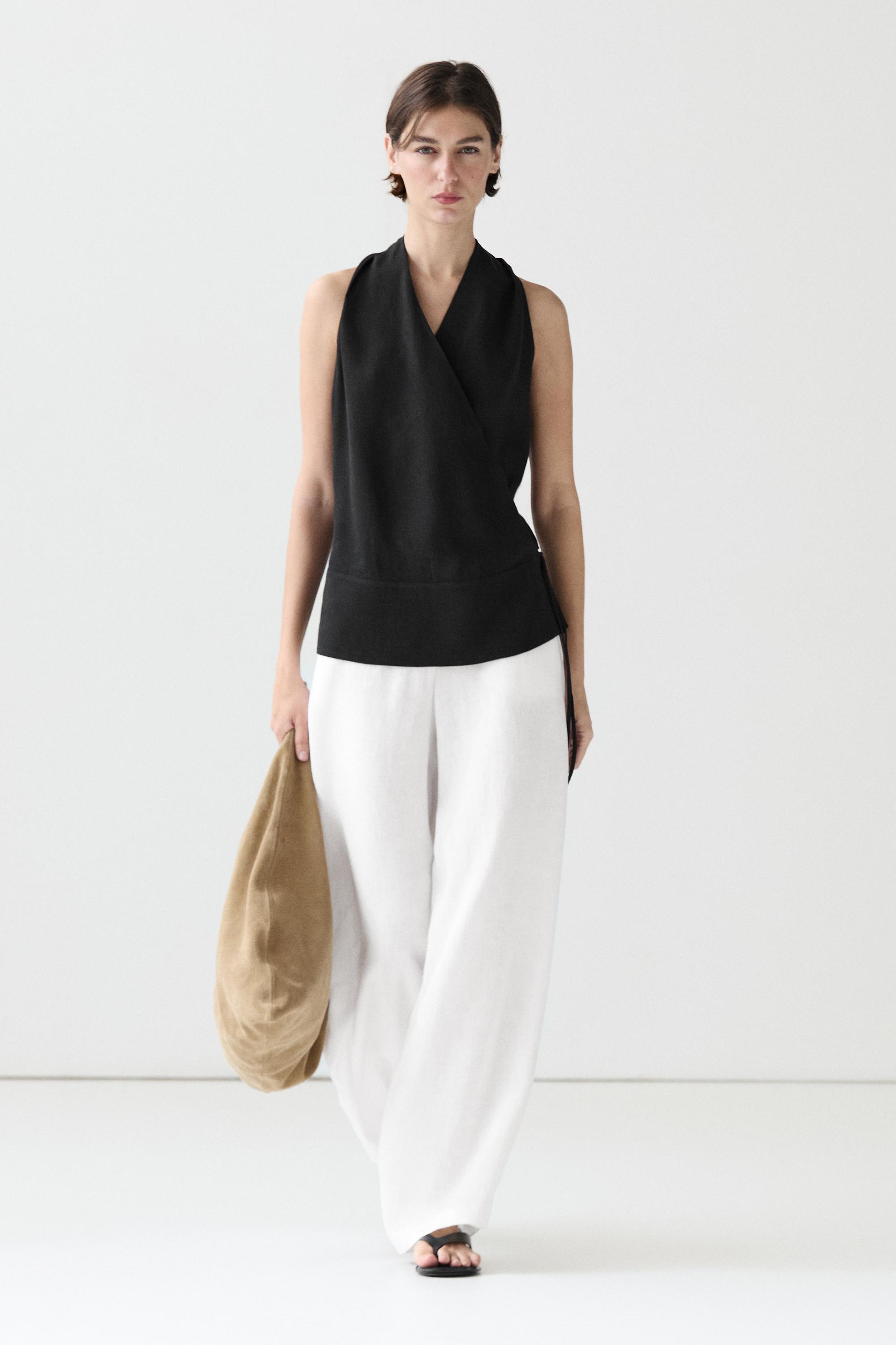 Pantalon fluide 100% lin