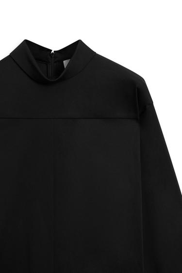 High neck zipper blouse - LIMITED EDITION — BLACK 6