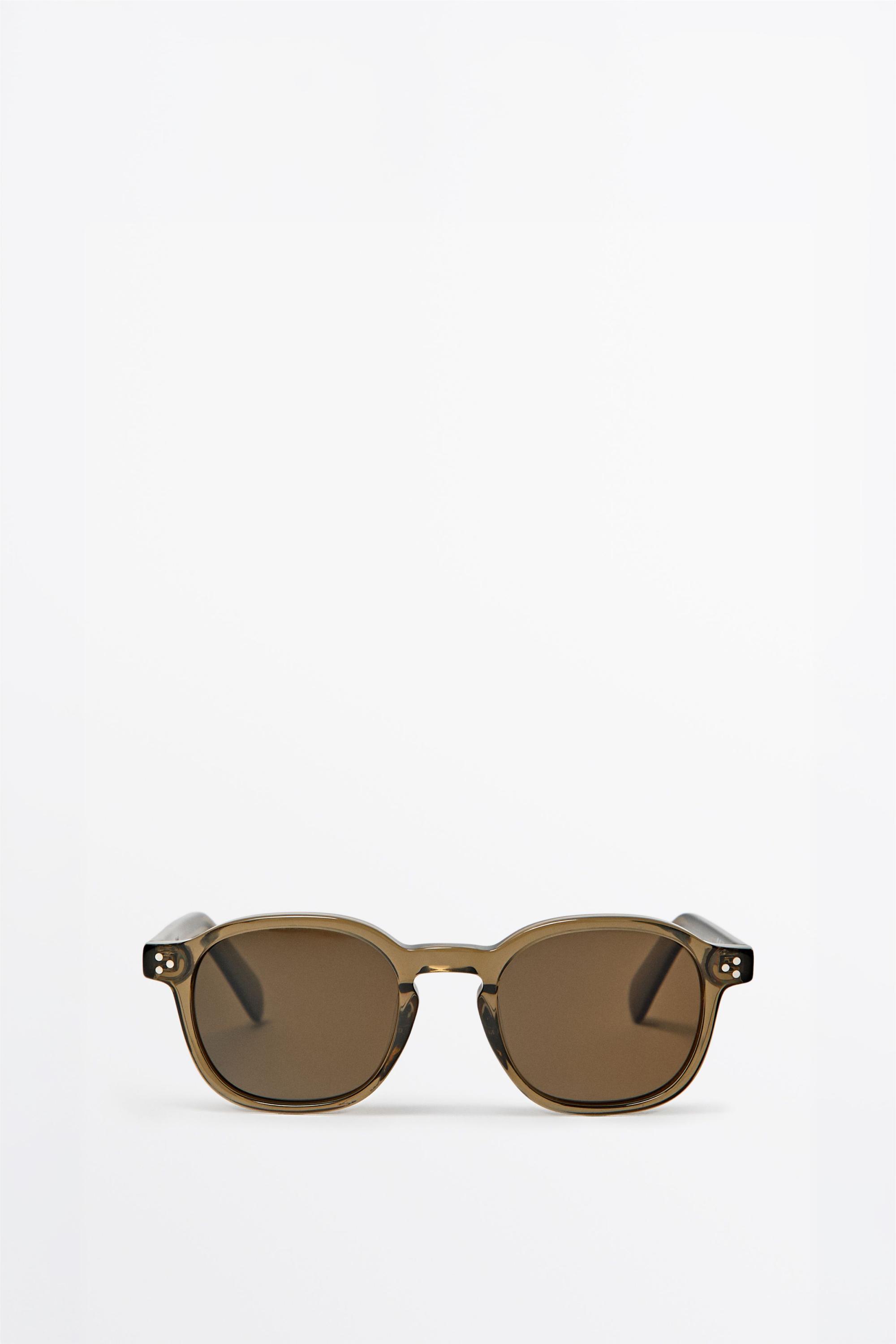 Round sunglasses — MOLE BROWN
