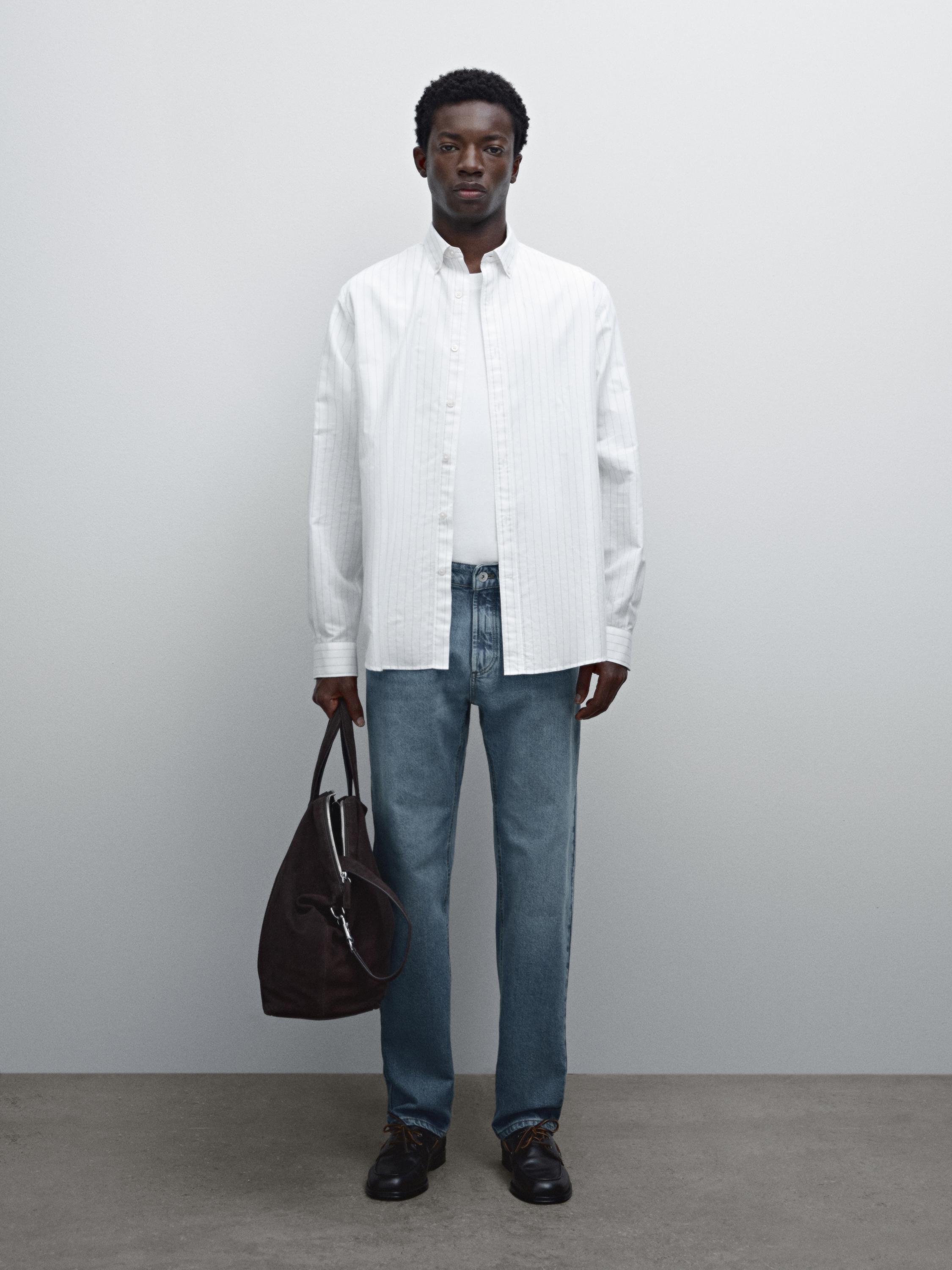 Chemise à rayures tennis regular fit