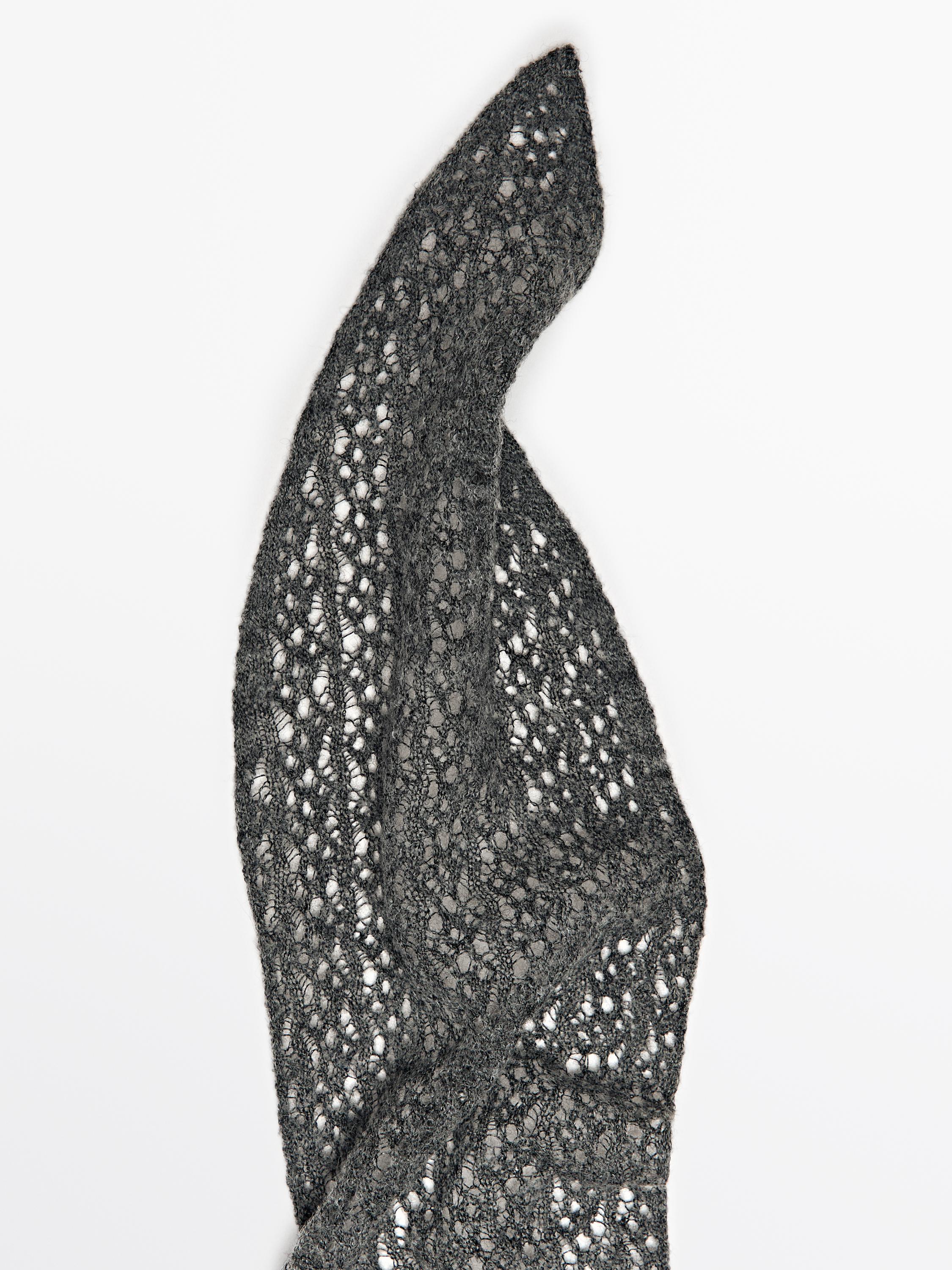 Knit neck scarf