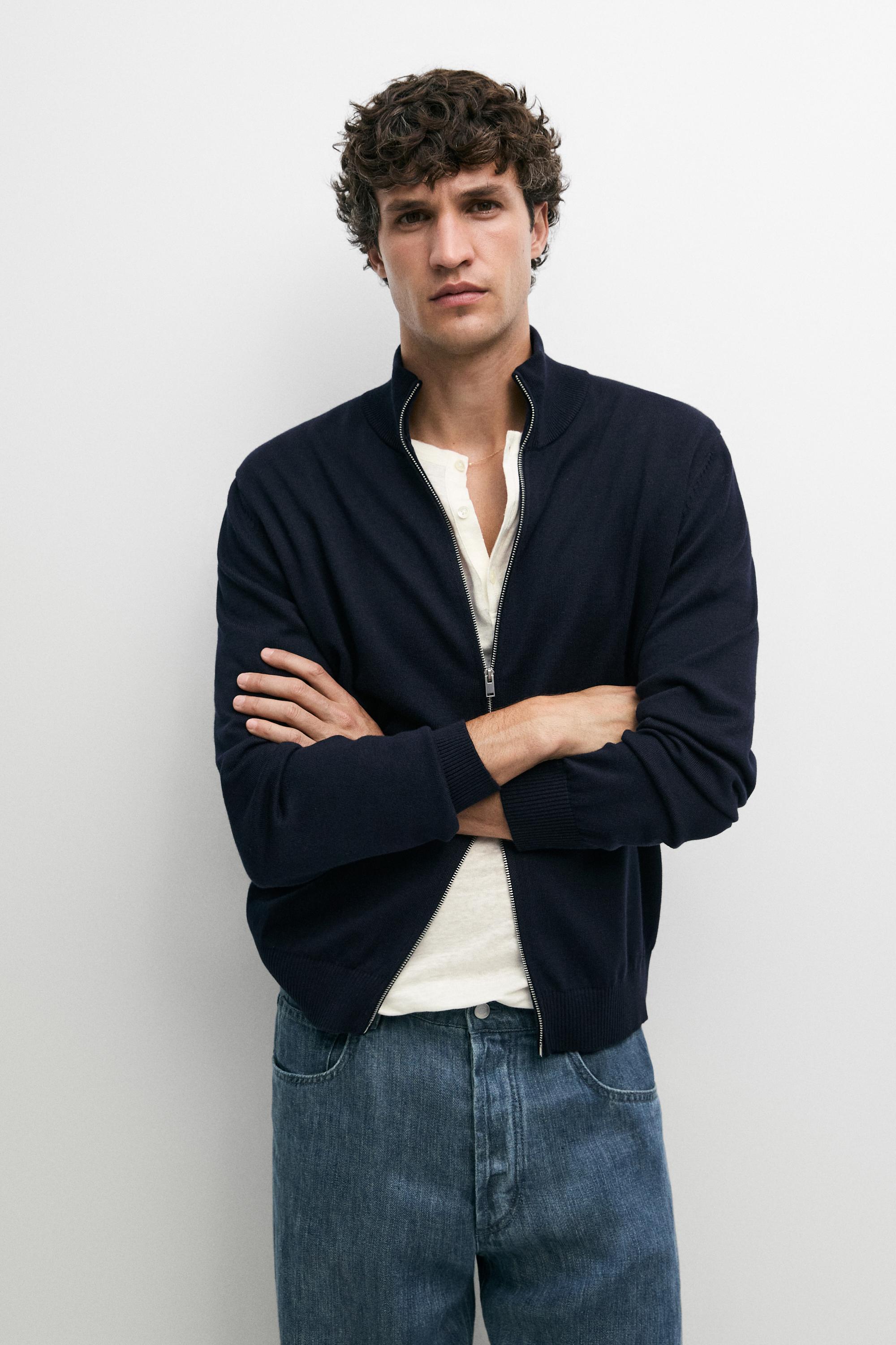 100% cotton knit cardigan