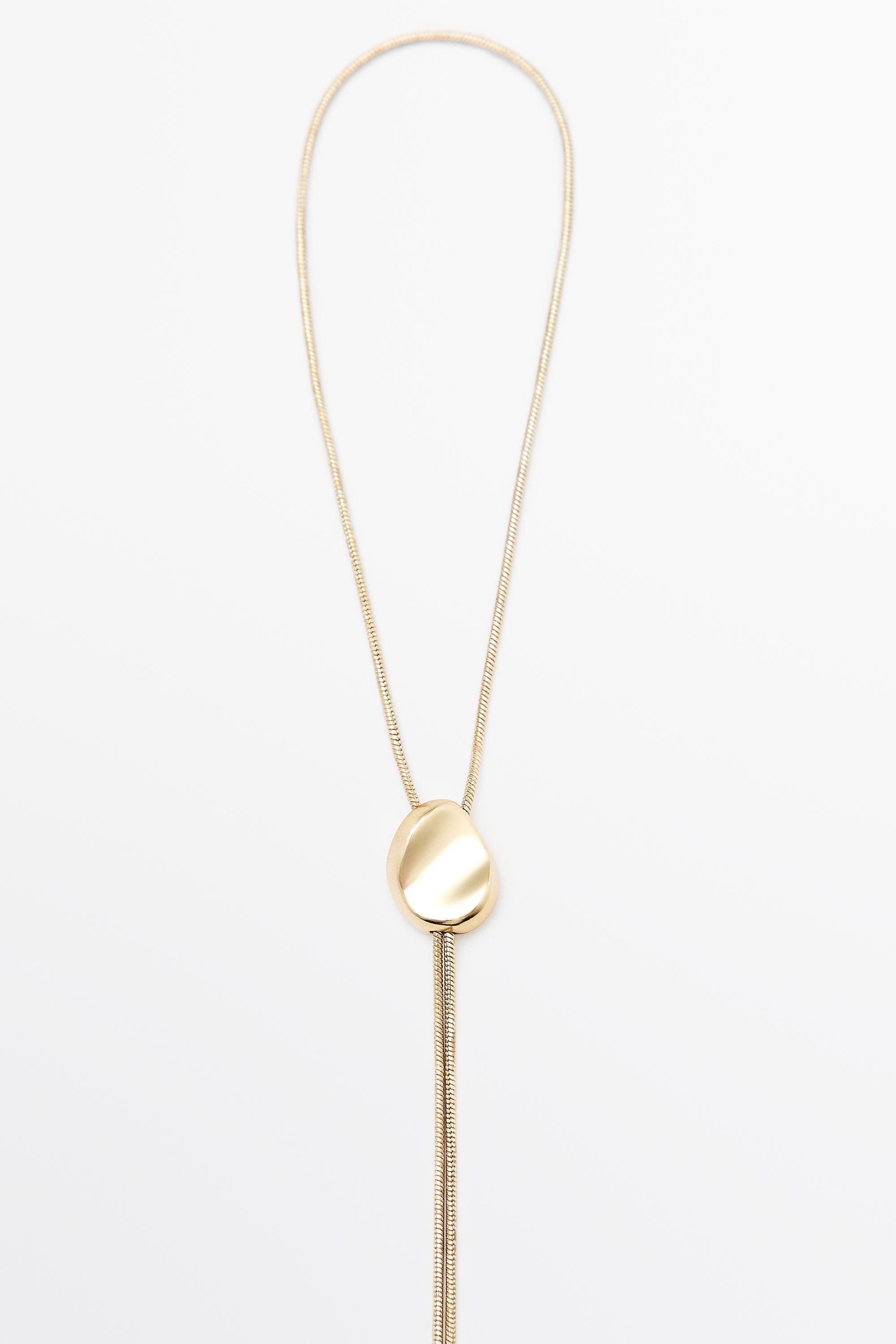 Lariat necklace — GOLDEN