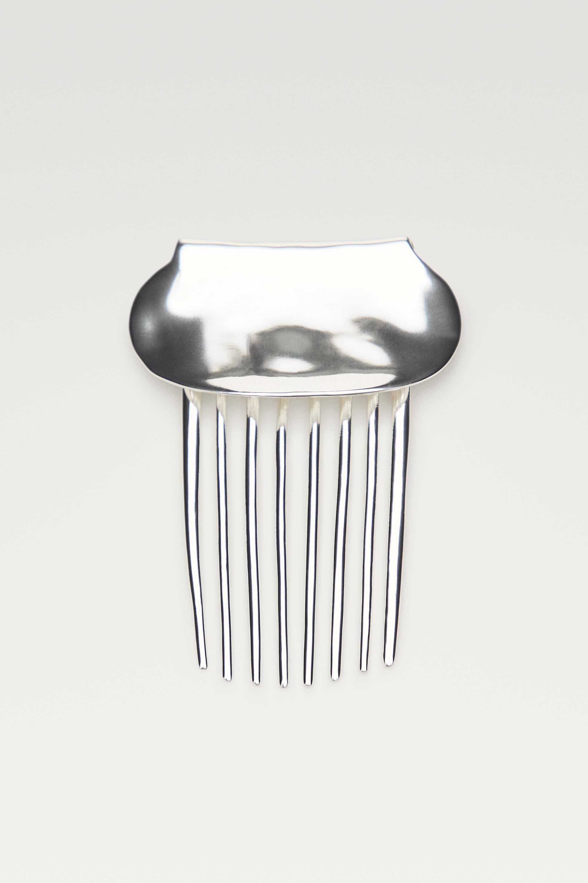 Metal comb — SILVER