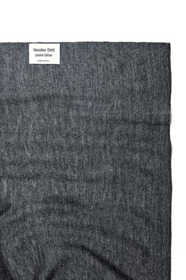 Fine 100% Cashmere Scarf - LIMITED EDITION — GREY 9