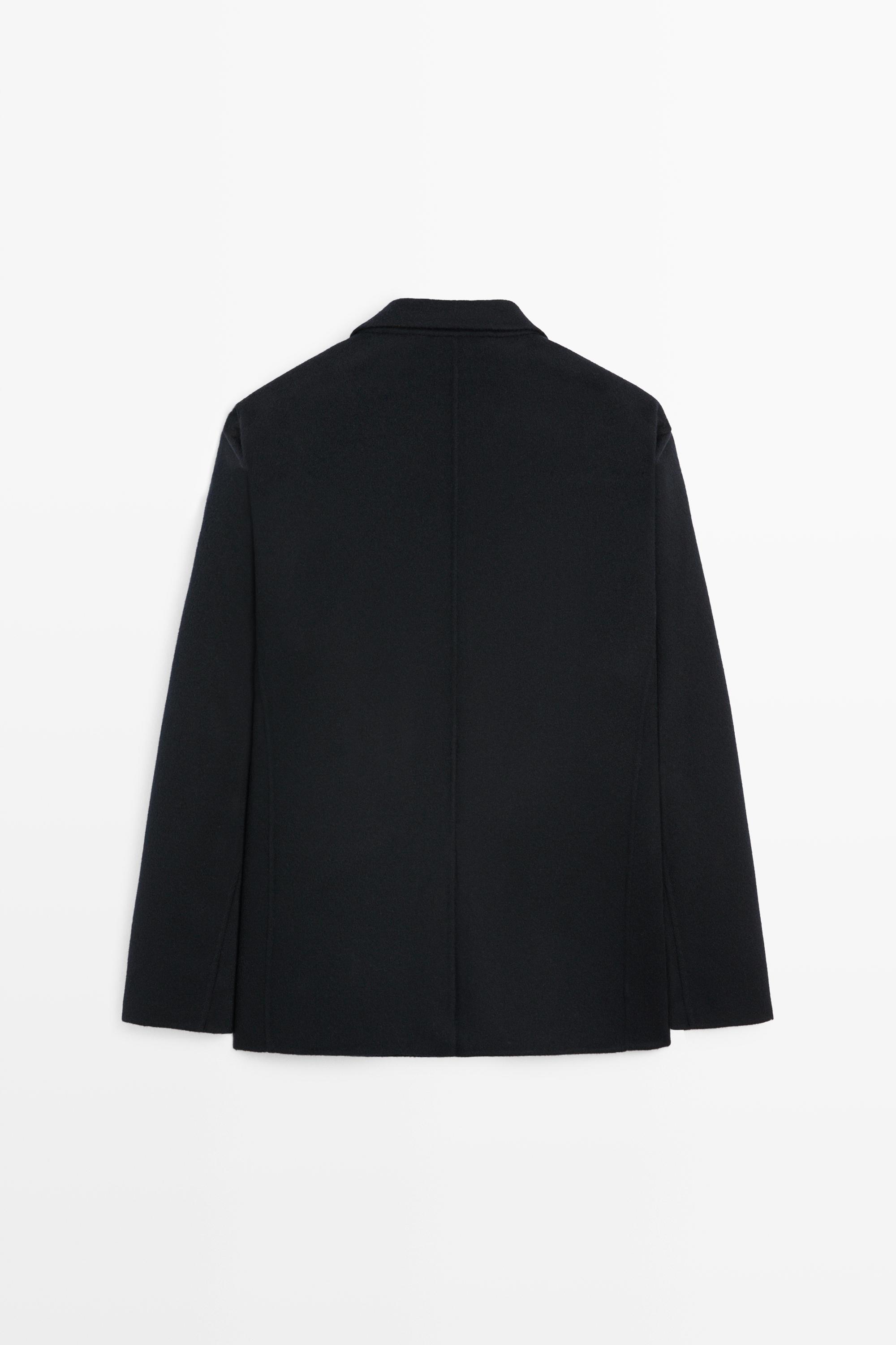 Double-faced wool blend blazer — DEEP BLUE