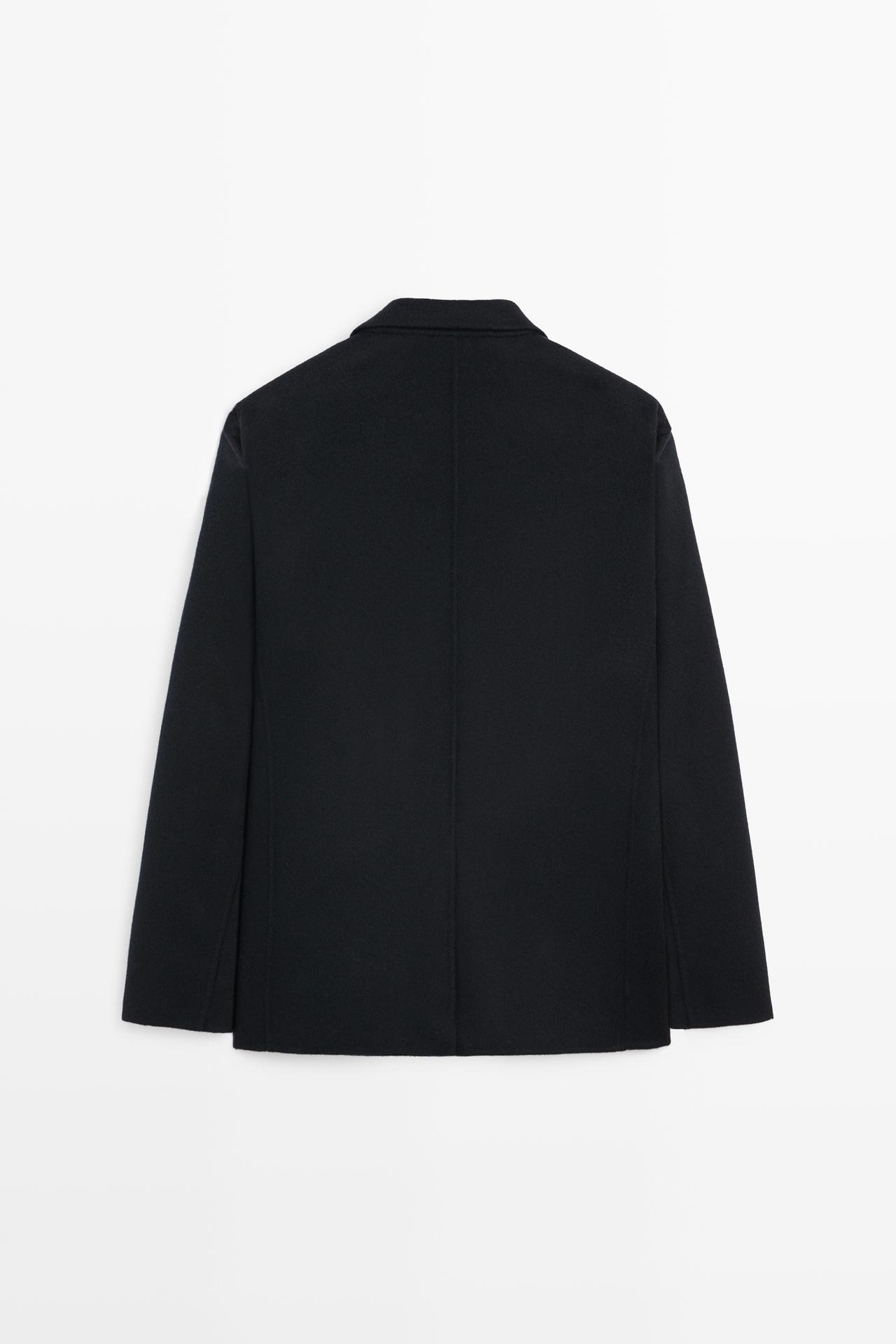 Double-faced wool blend blazer — DEEP BLUE
