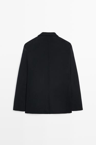 Double-faced wool blend blazer — DEEP BLUE 6