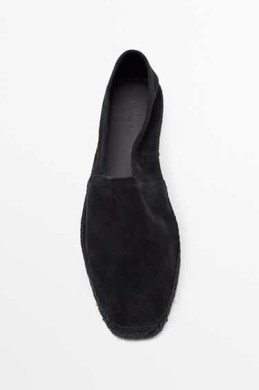Leather espadrilles — Dark blue 5