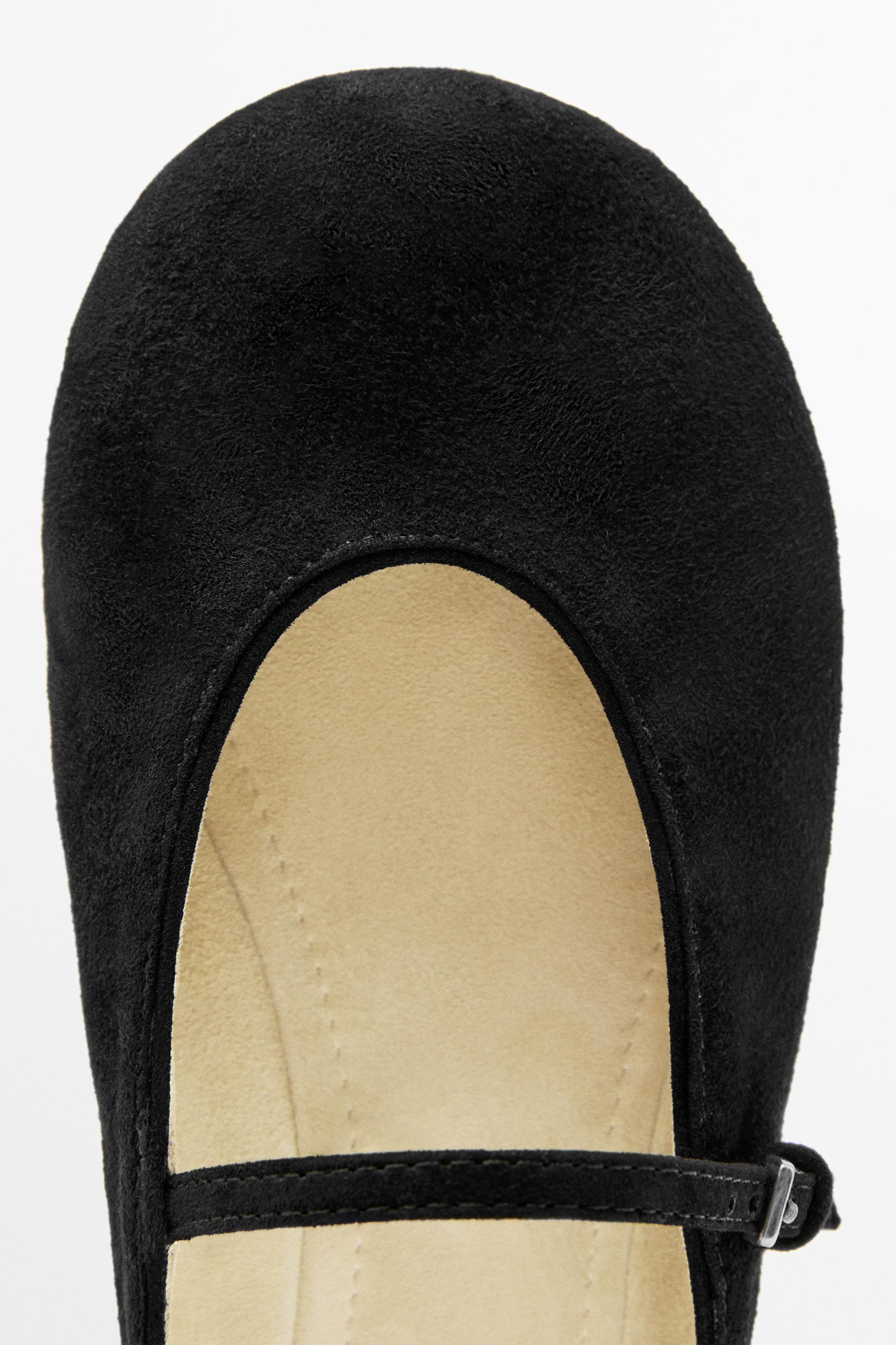 Soft leather mule ballet flats - Limited Edition — BLACK